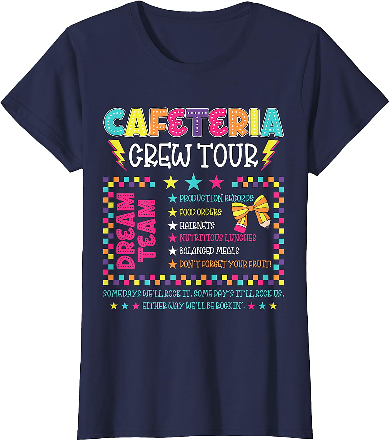 Cafeteria Crew Tour T-Shirt | Funny Lunch Lady Tee