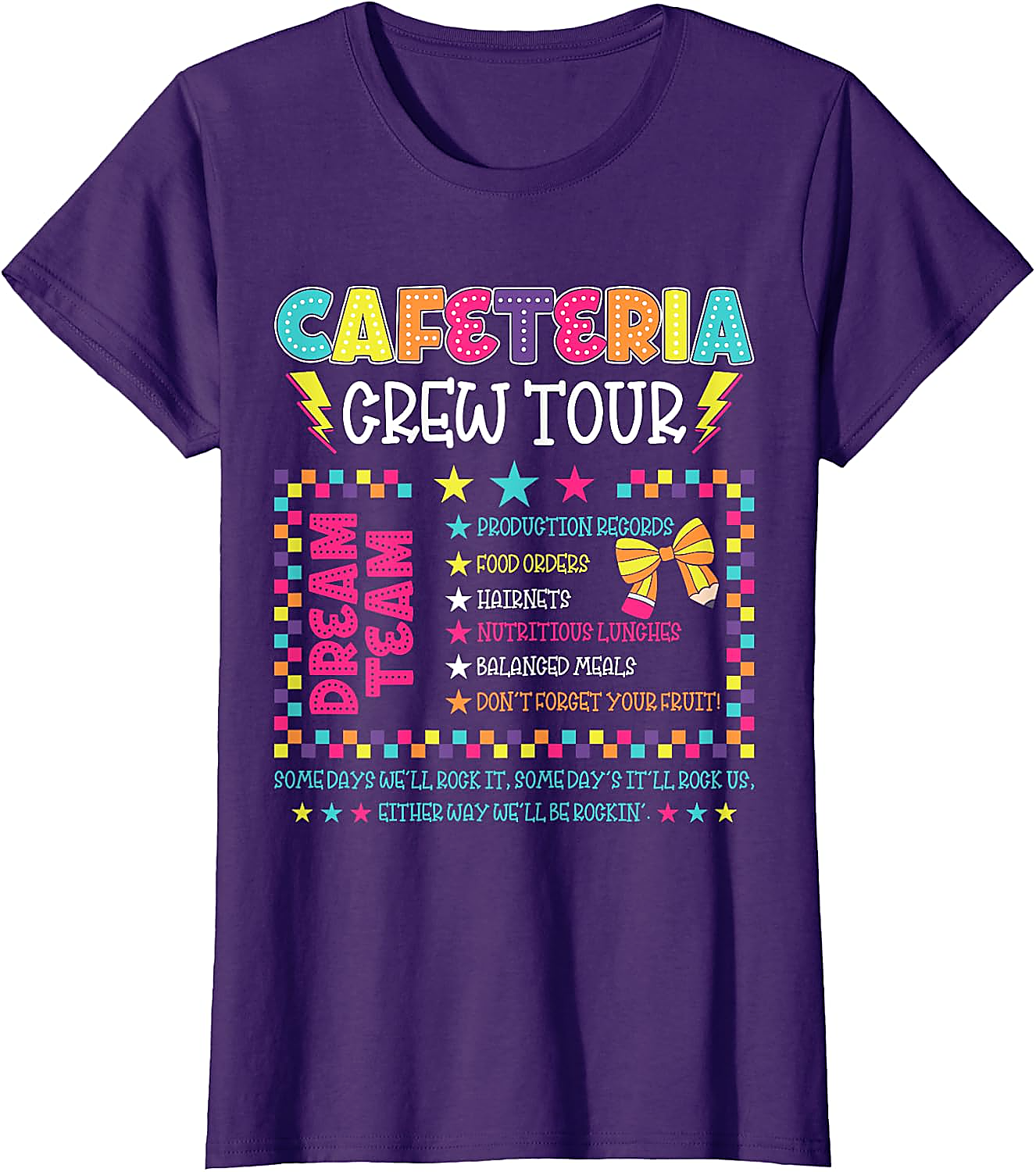 Cafeteria Crew Tour T-Shirt | Funny Lunch Lady Tee