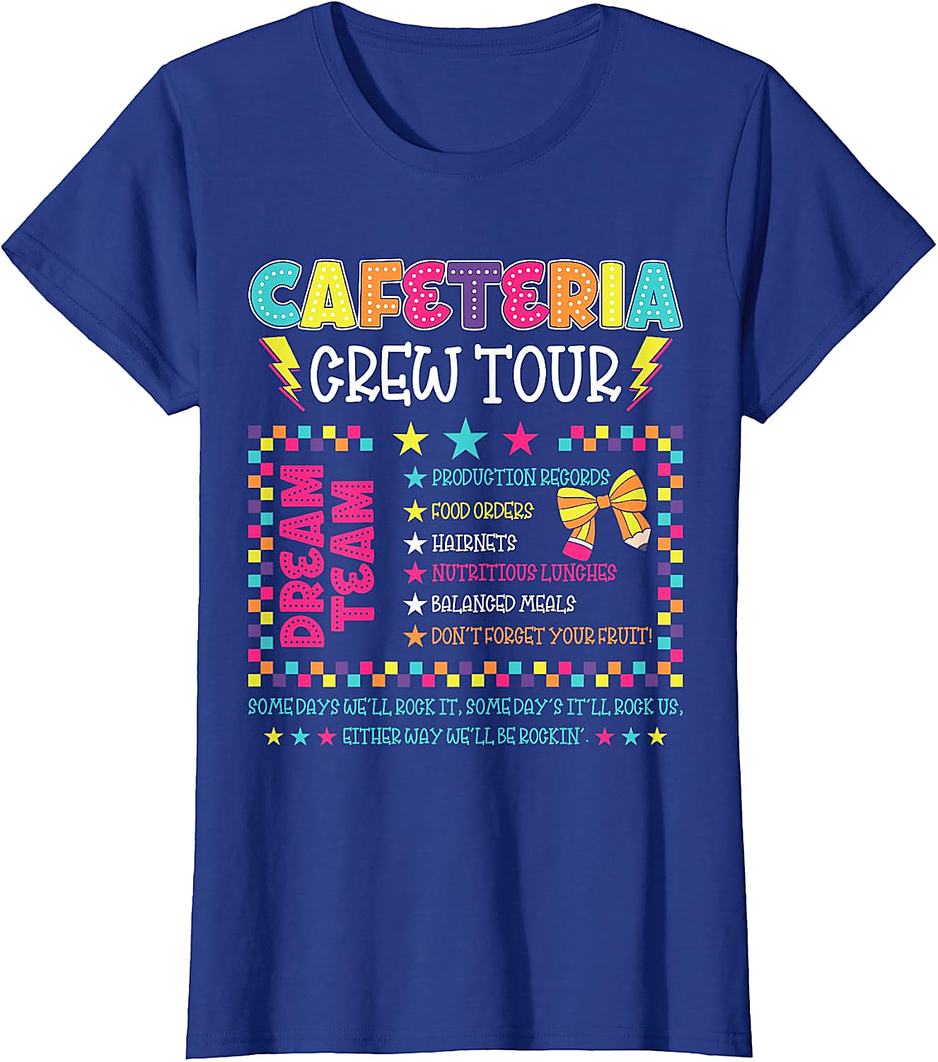 Cafeteria Crew Tour T-Shirt | Funny Lunch Lady Tee