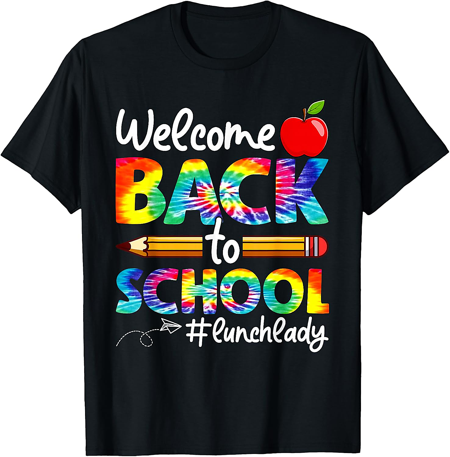Back to School Lunch Lady T-Shirt | Tie Dye Graphic Tee