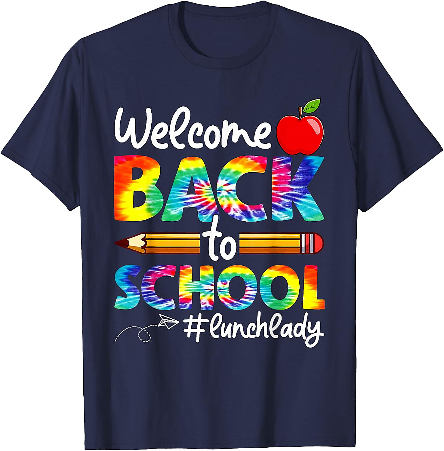 Back to School Lunch Lady T-Shirt | Tie Dye Graphic Tee