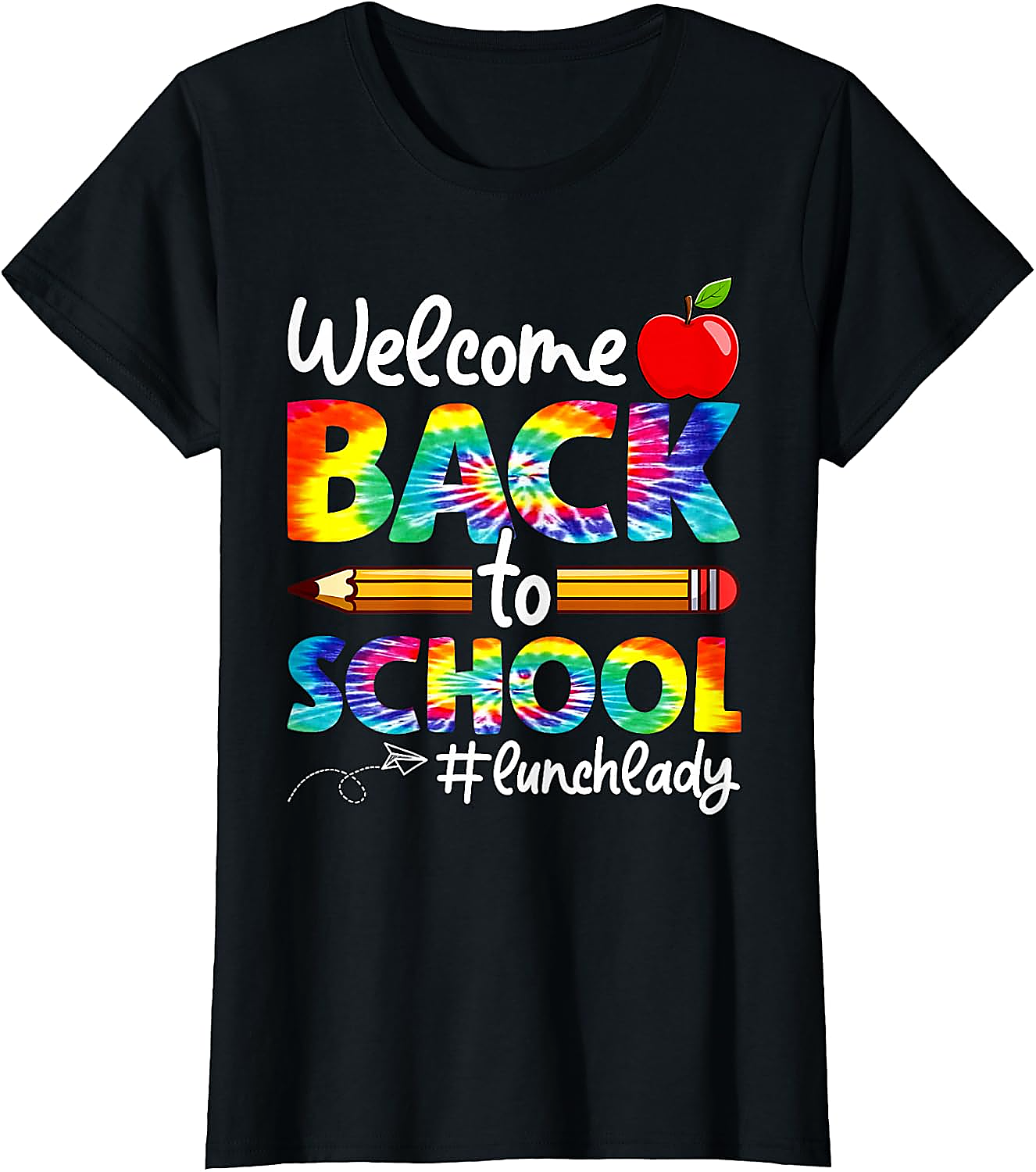 Back to School Lunch Lady T-Shirt | Tie Dye Graphic Tee