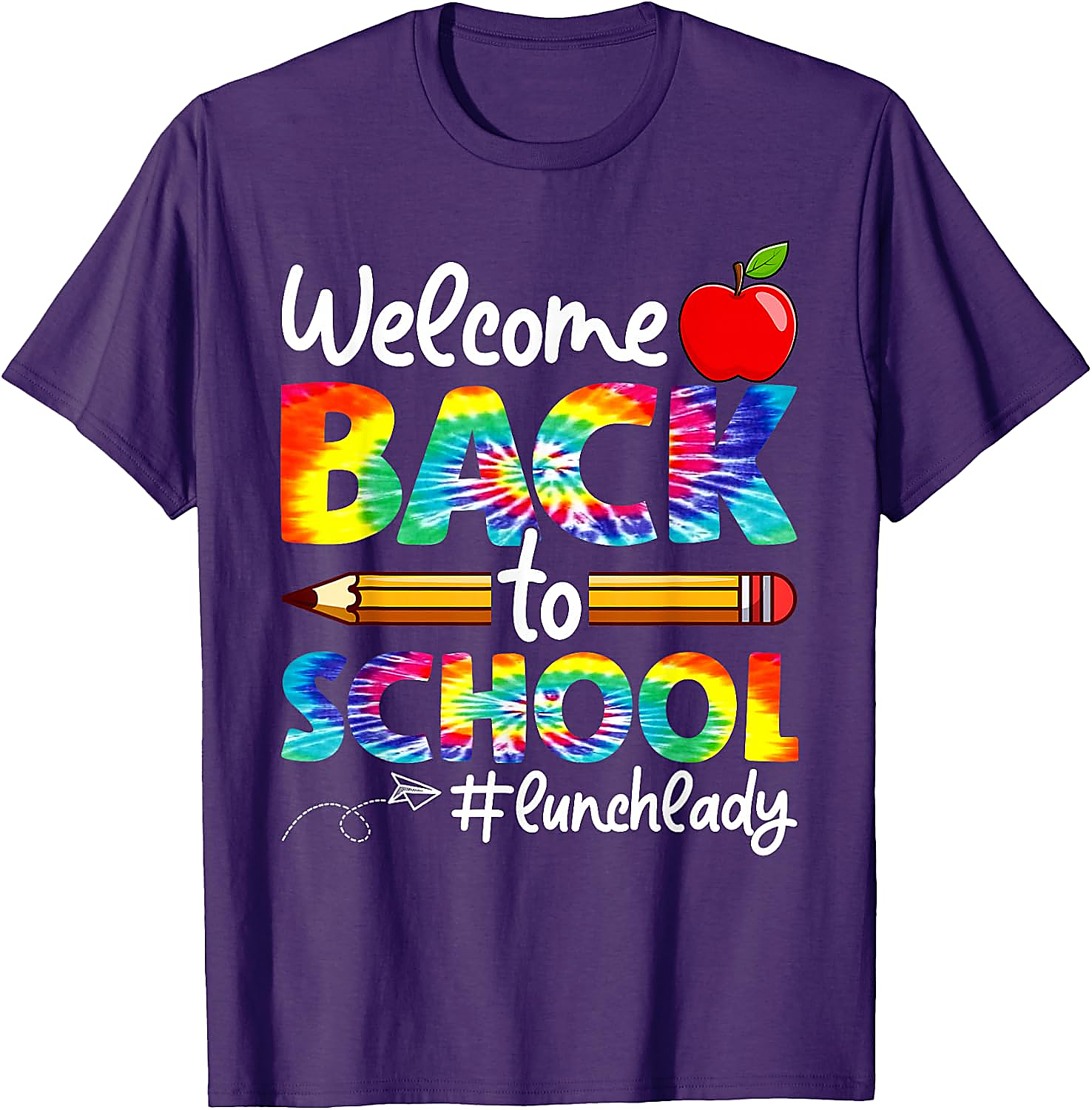 Back to School Lunch Lady T-Shirt | Tie Dye Graphic Tee