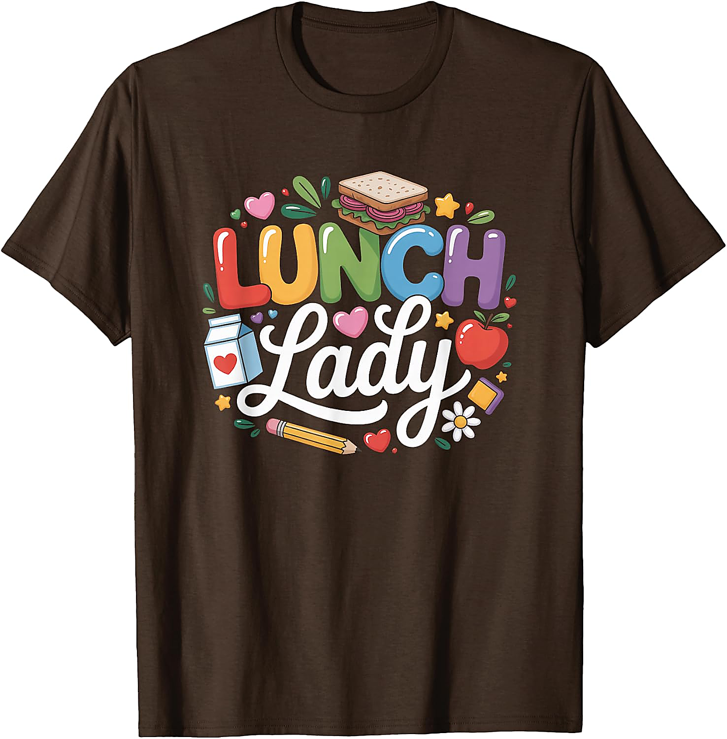 Lunch Lady T-Shirt | Retro School Staff Appreciation Tee