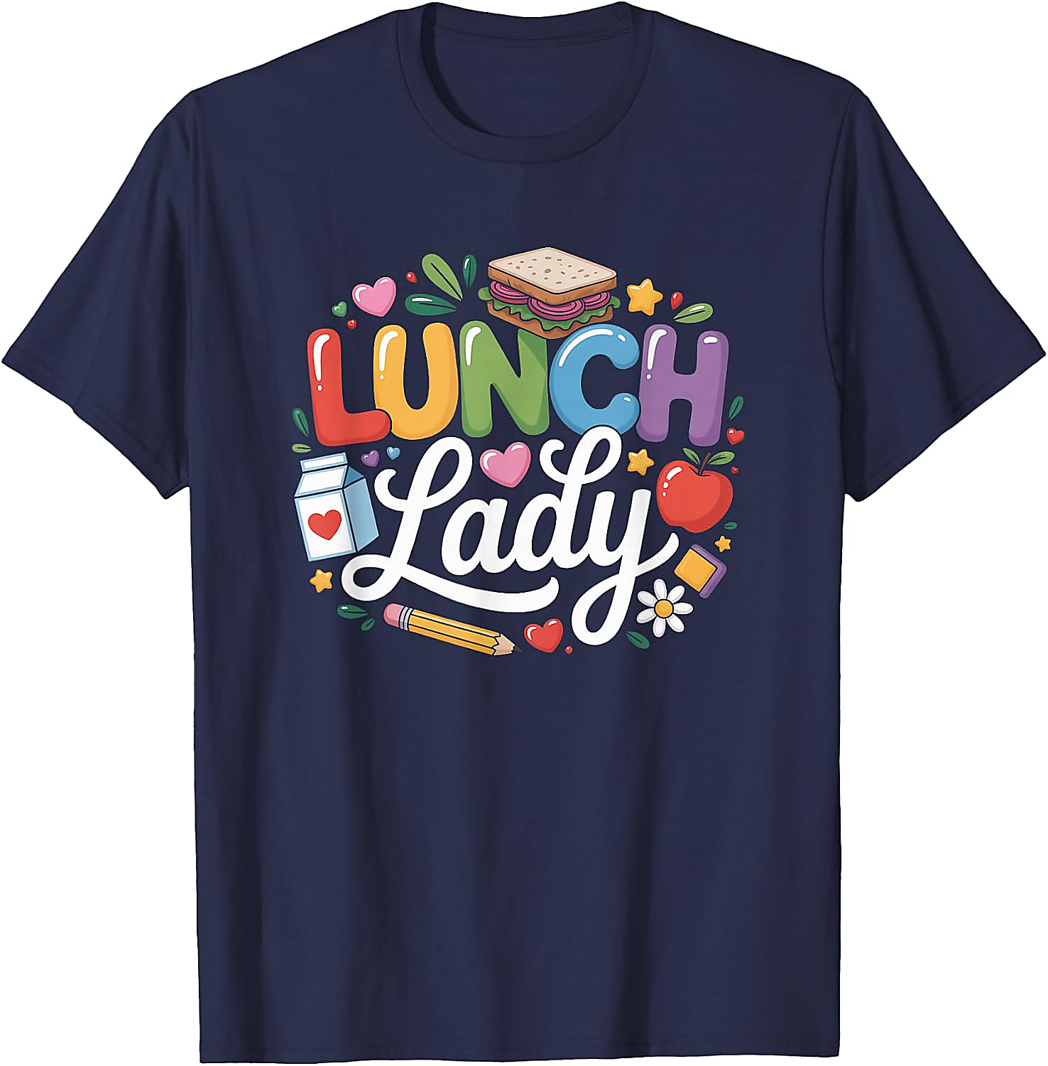 Lunch Lady T-Shirt | Retro School Staff Appreciation Tee