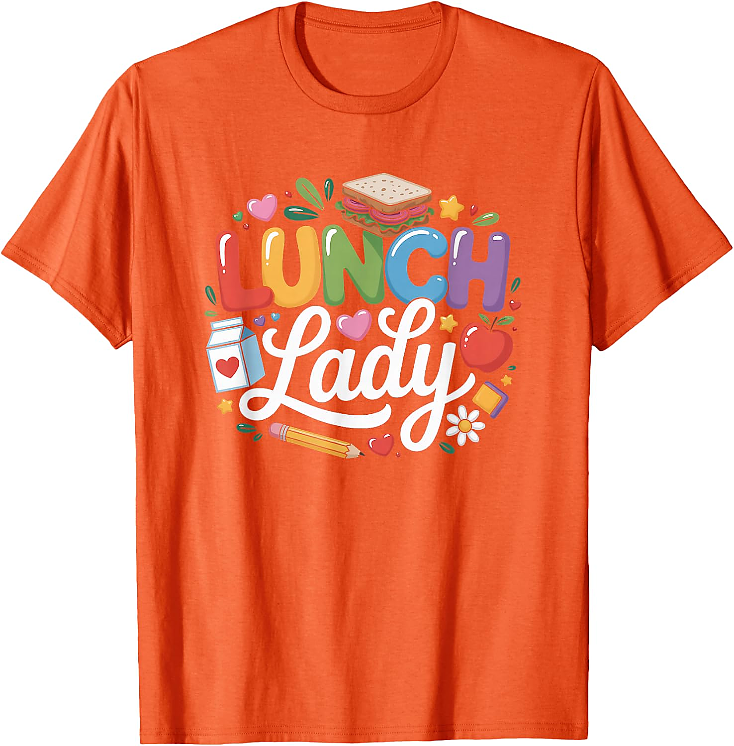 Lunch Lady T-Shirt | Retro School Staff Appreciation Tee