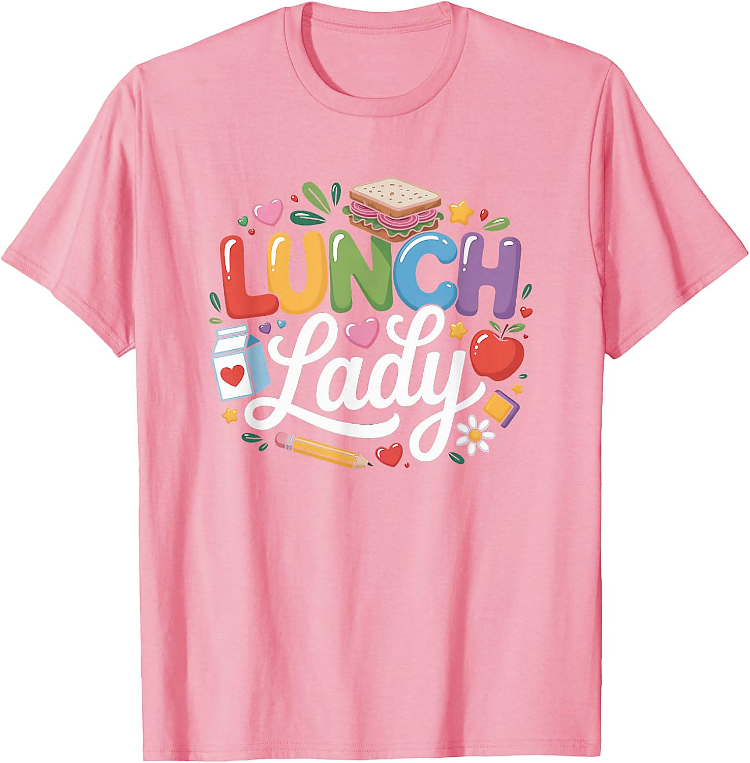 Lunch Lady T-Shirt | Retro School Staff Appreciation Tee