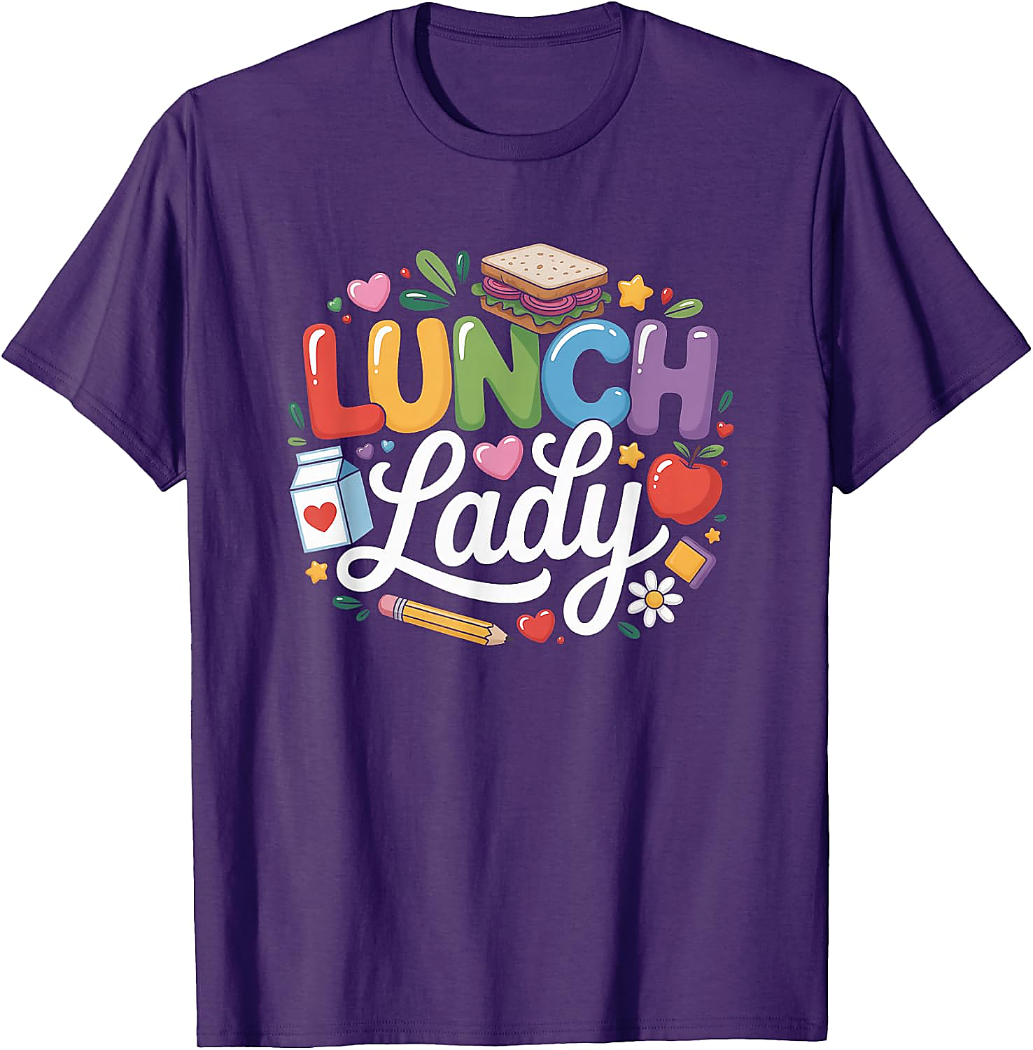 Lunch Lady T-Shirt | Retro School Staff Appreciation Tee