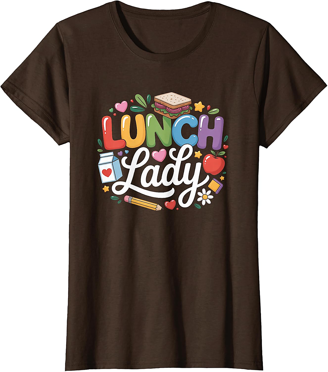 Lunch Lady T-Shirt | Retro School Staff Appreciation Tee