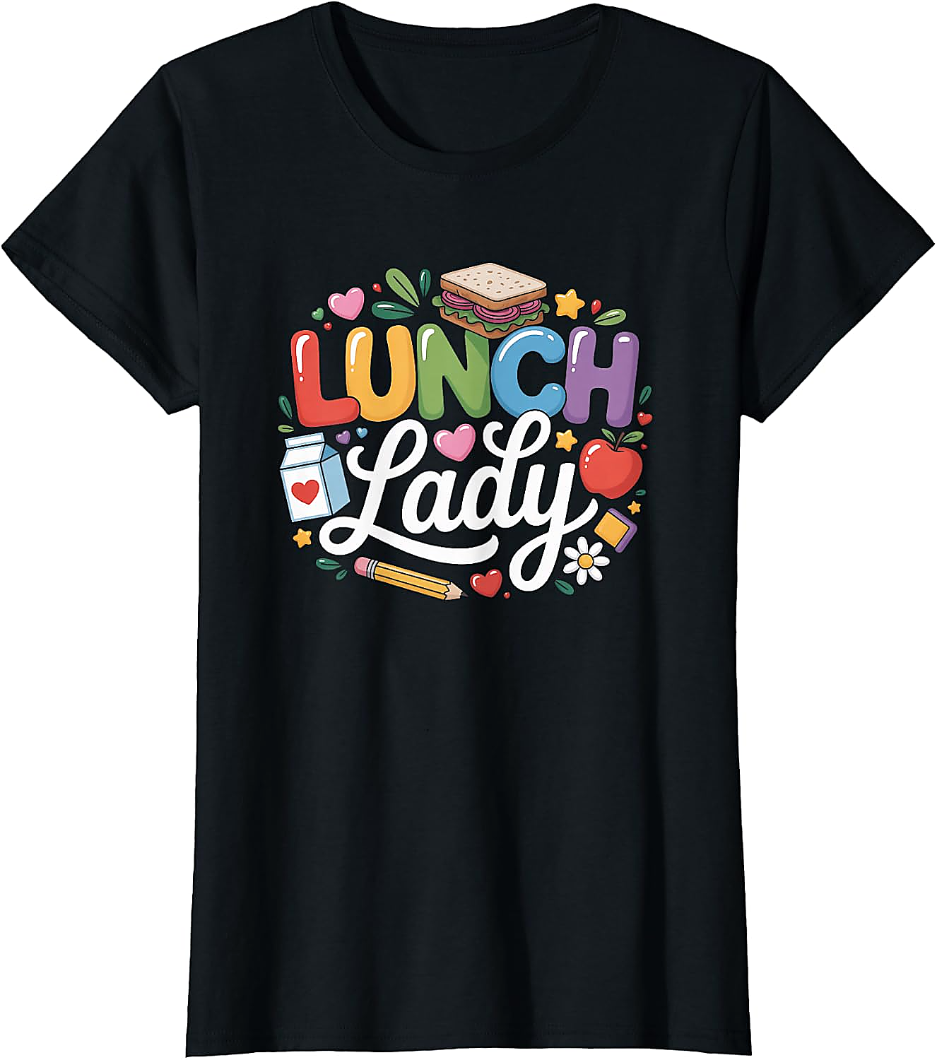 Lunch Lady T-Shirt | Retro School Staff Appreciation Tee