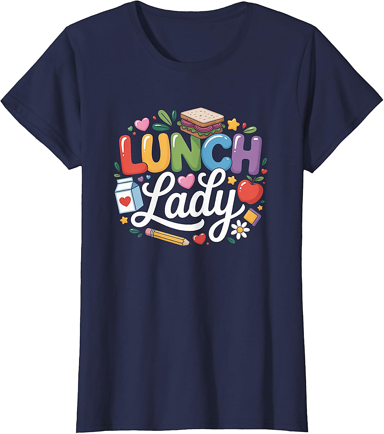 Lunch Lady T-Shirt | Retro School Staff Appreciation Tee