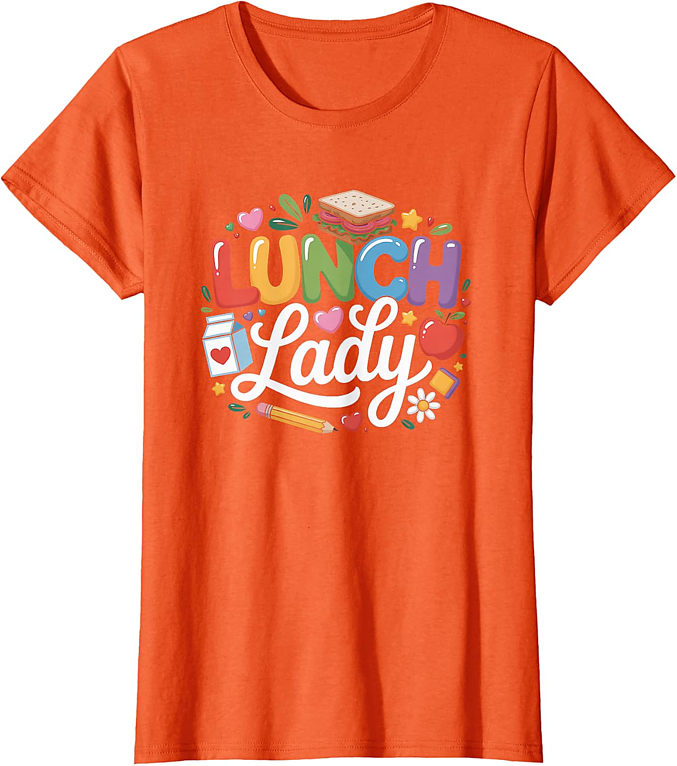 Lunch Lady T-Shirt | Retro School Staff Appreciation Tee