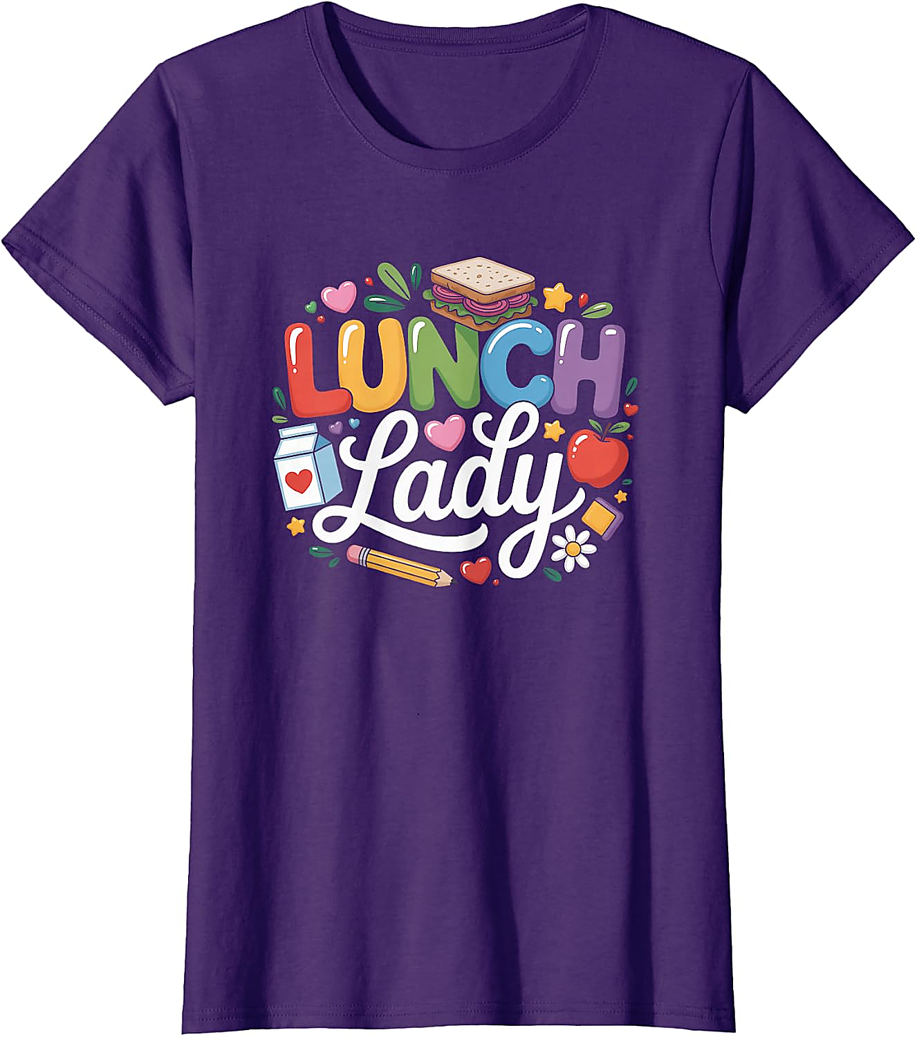 Lunch Lady T-Shirt | Retro School Staff Appreciation Tee