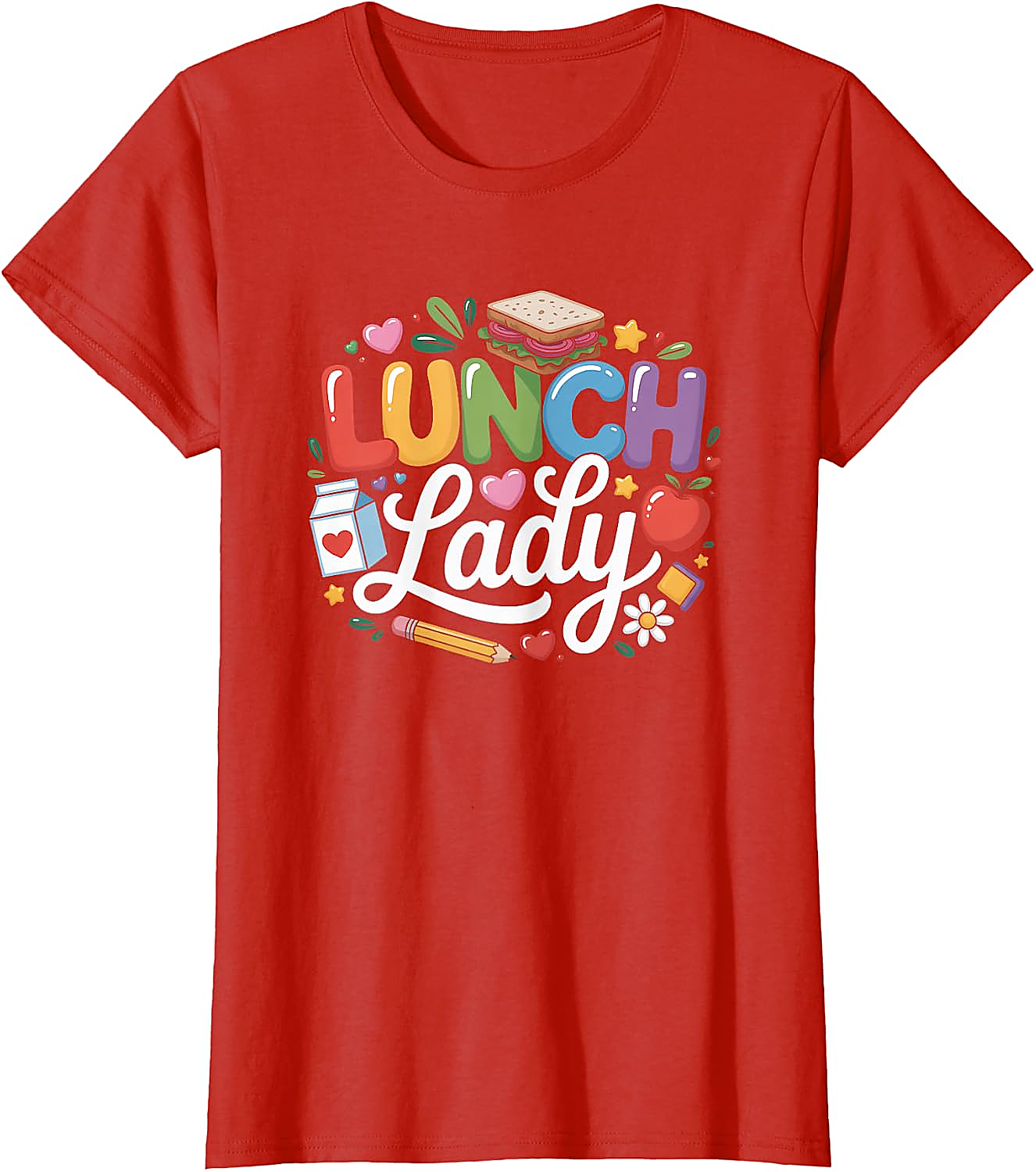 Lunch Lady T-Shirt | Retro School Staff Appreciation Tee