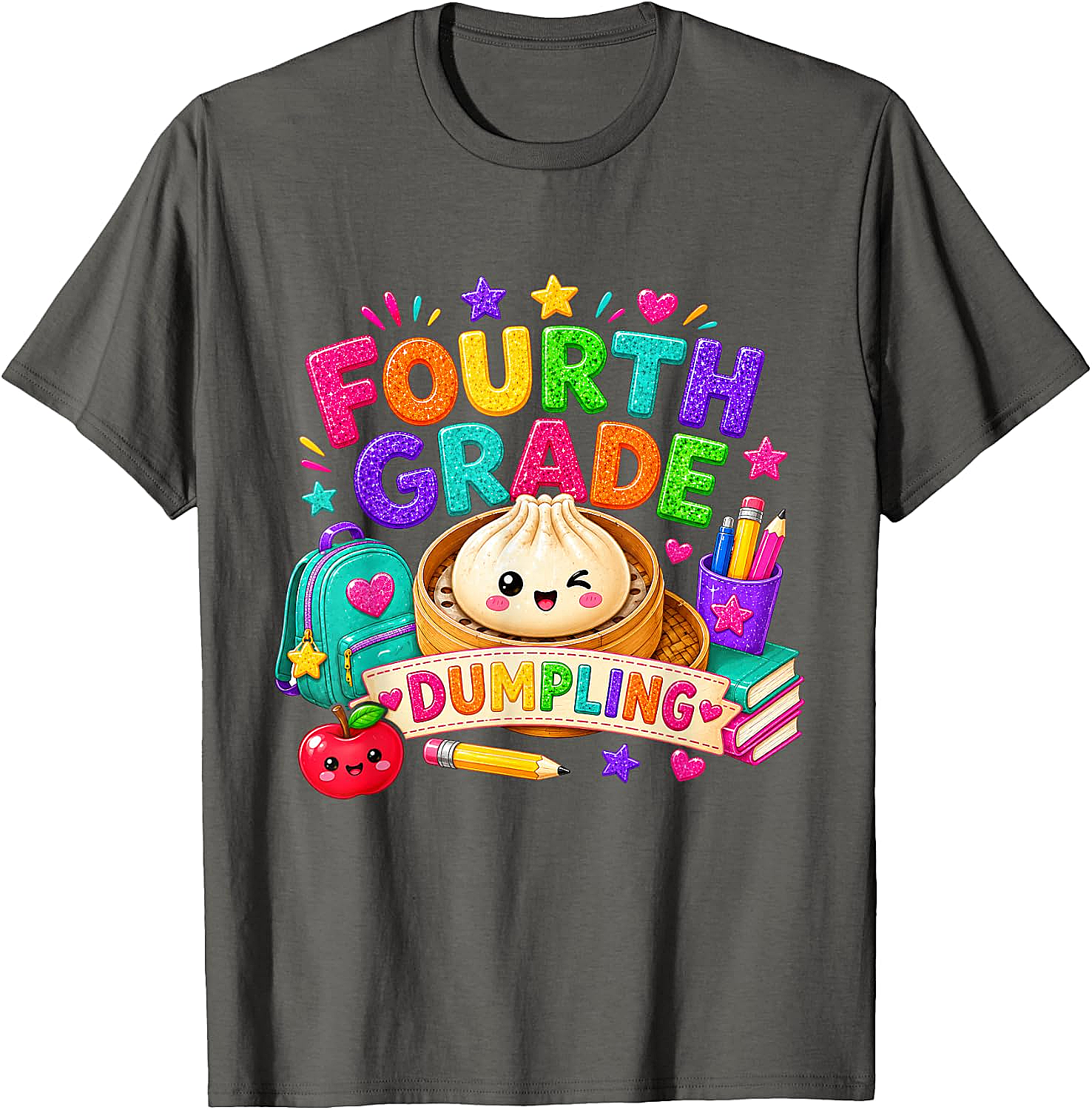 Cute Fourth Grade Dumpling T-Shirt Back to School Tee