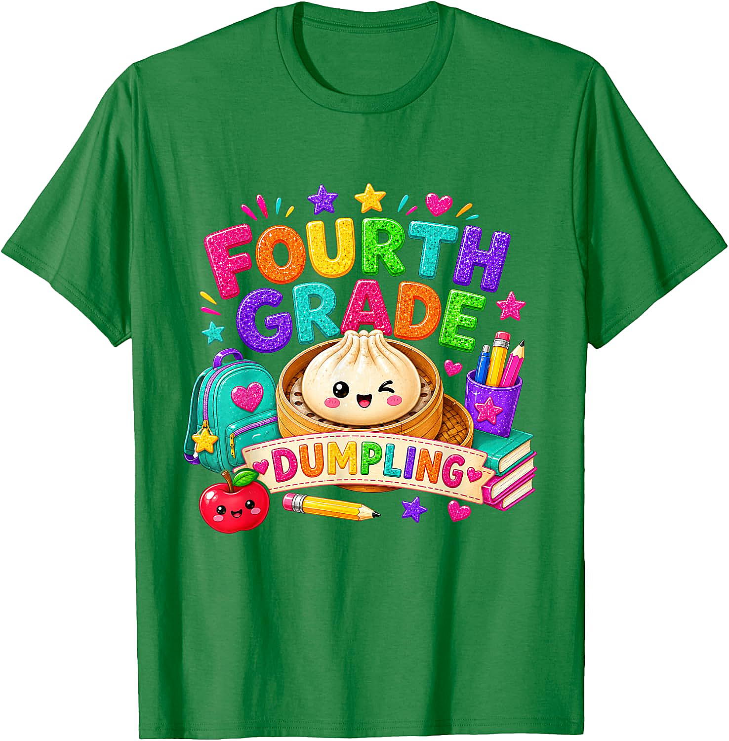 Cute Fourth Grade Dumpling T-Shirt Back to School Tee