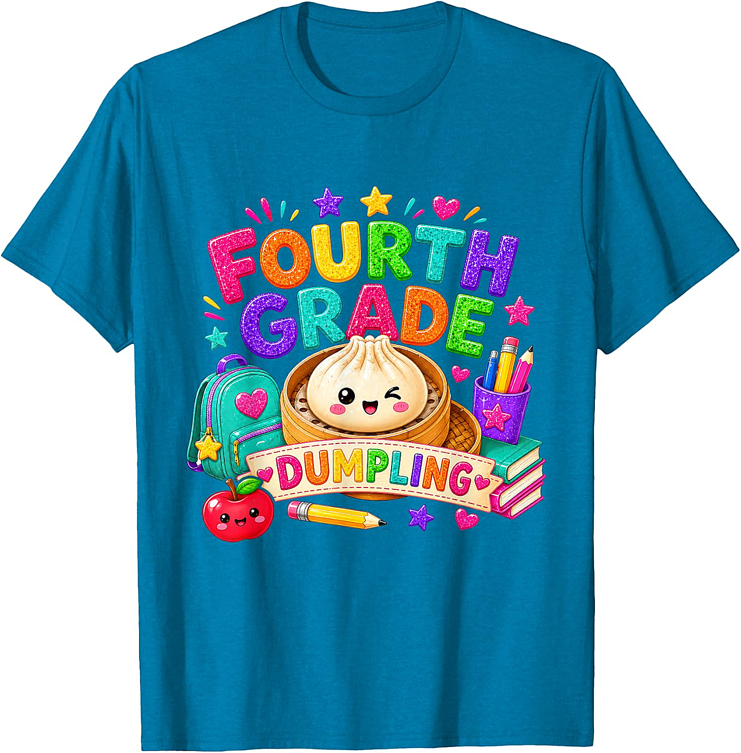 Cute Fourth Grade Dumpling T-Shirt Back to School Tee