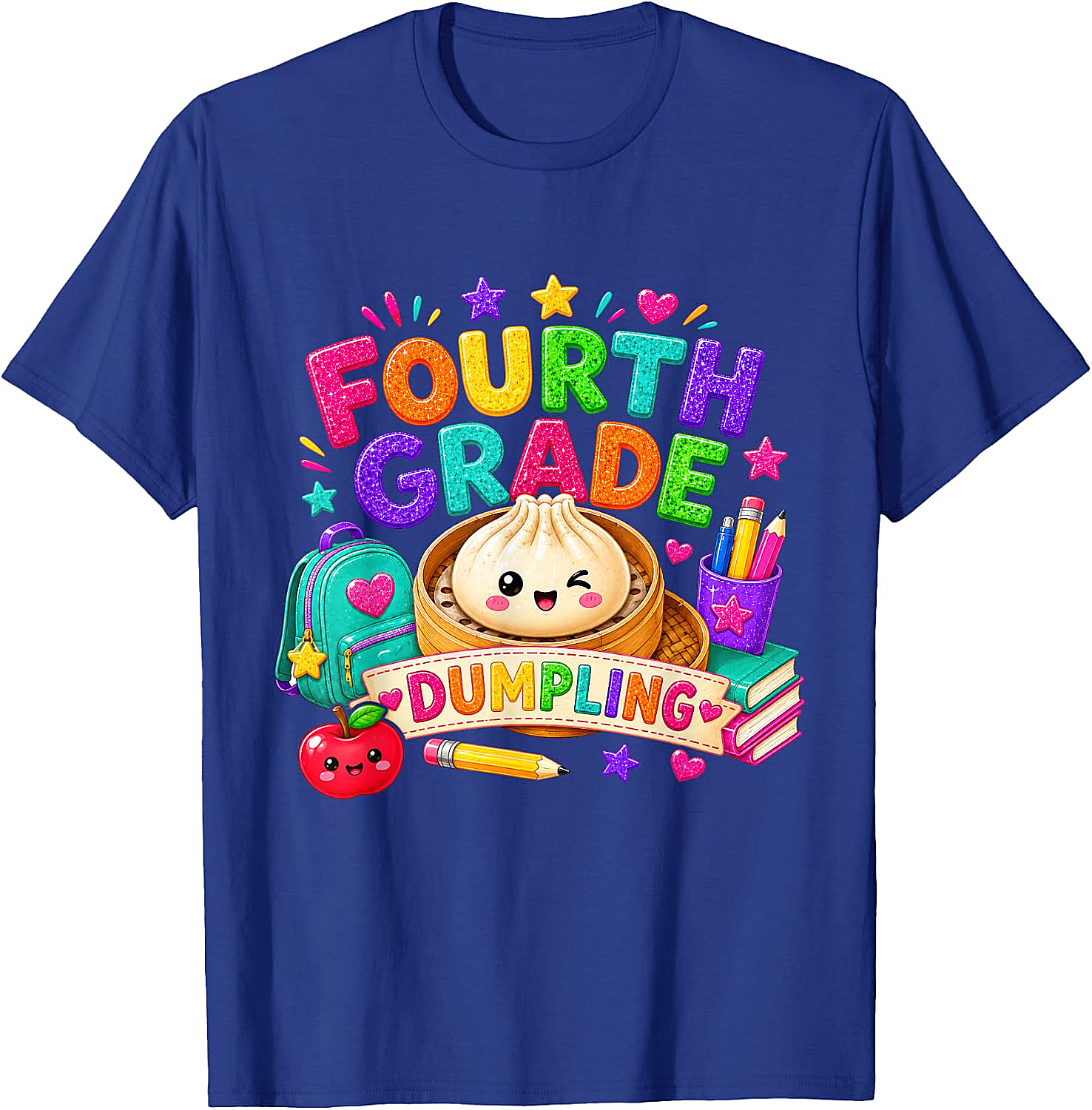 Cute Fourth Grade Dumpling T-Shirt Back to School Tee