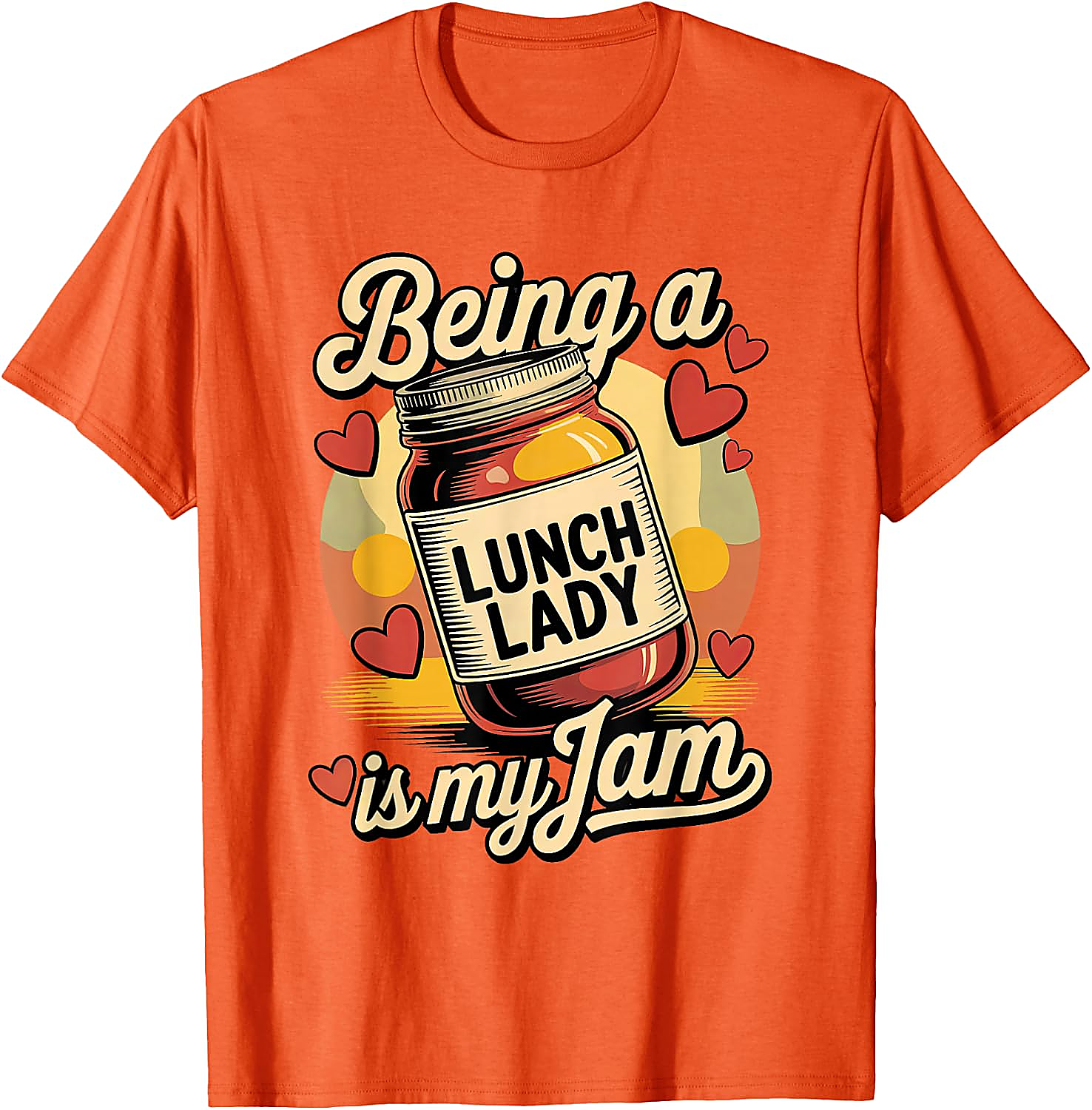 Lunch Lady Is My Jam T-Shirt | Funny School Cafeteria Tee