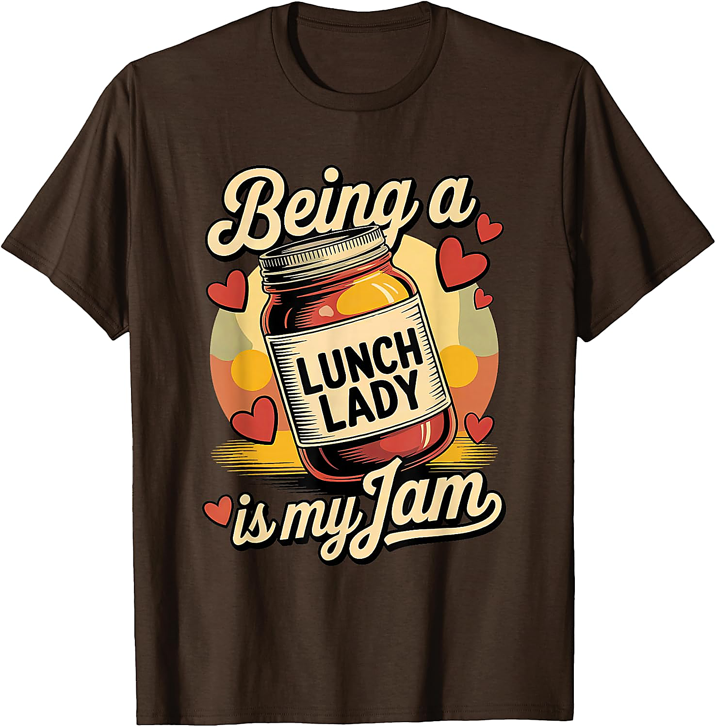 Lunch Lady Is My Jam T-Shirt | Funny School Cafeteria Tee