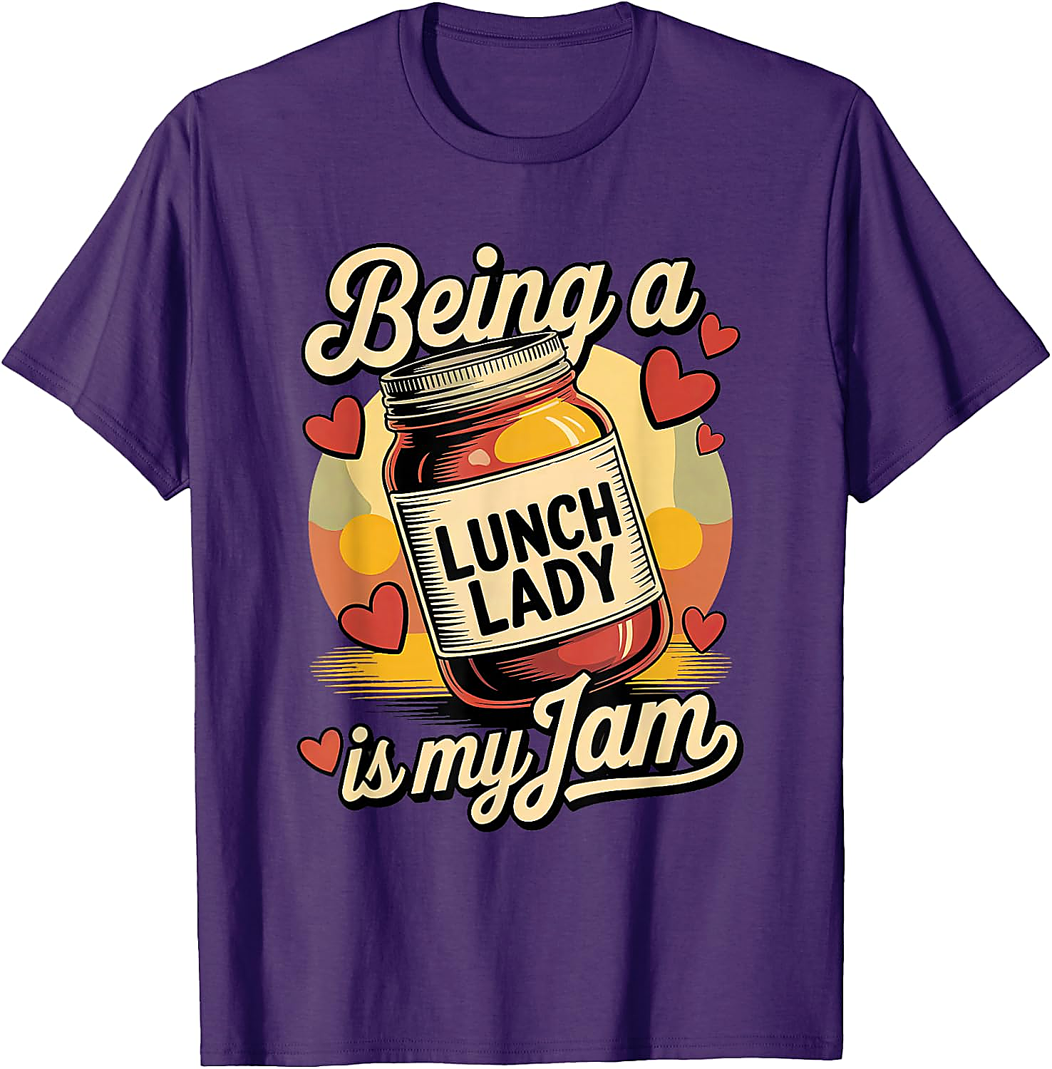 Lunch Lady Is My Jam T-Shirt | Funny School Cafeteria Tee