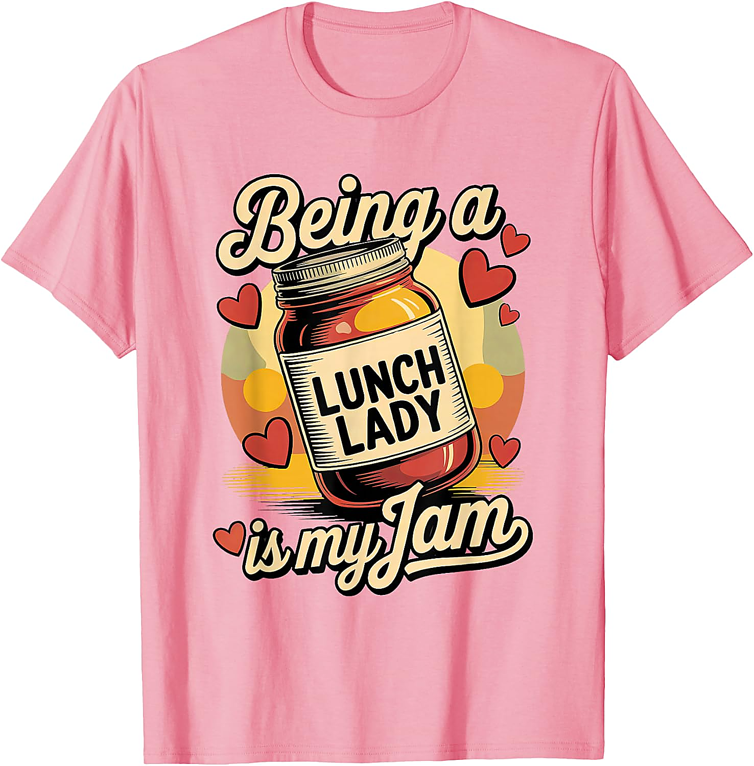 Lunch Lady Is My Jam T-Shirt | Funny School Cafeteria Tee