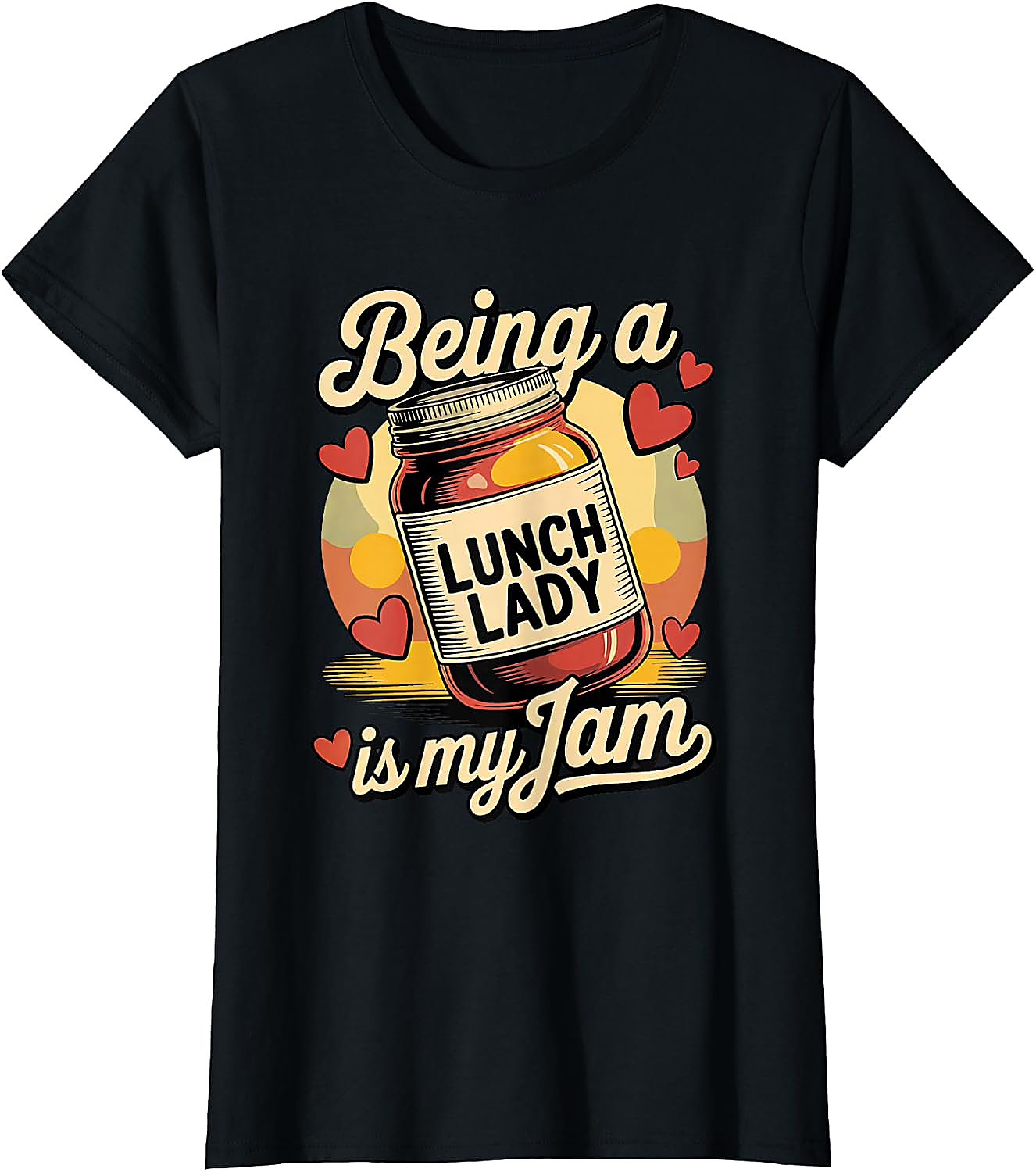 Lunch Lady Is My Jam T-Shirt | Funny School Cafeteria Tee