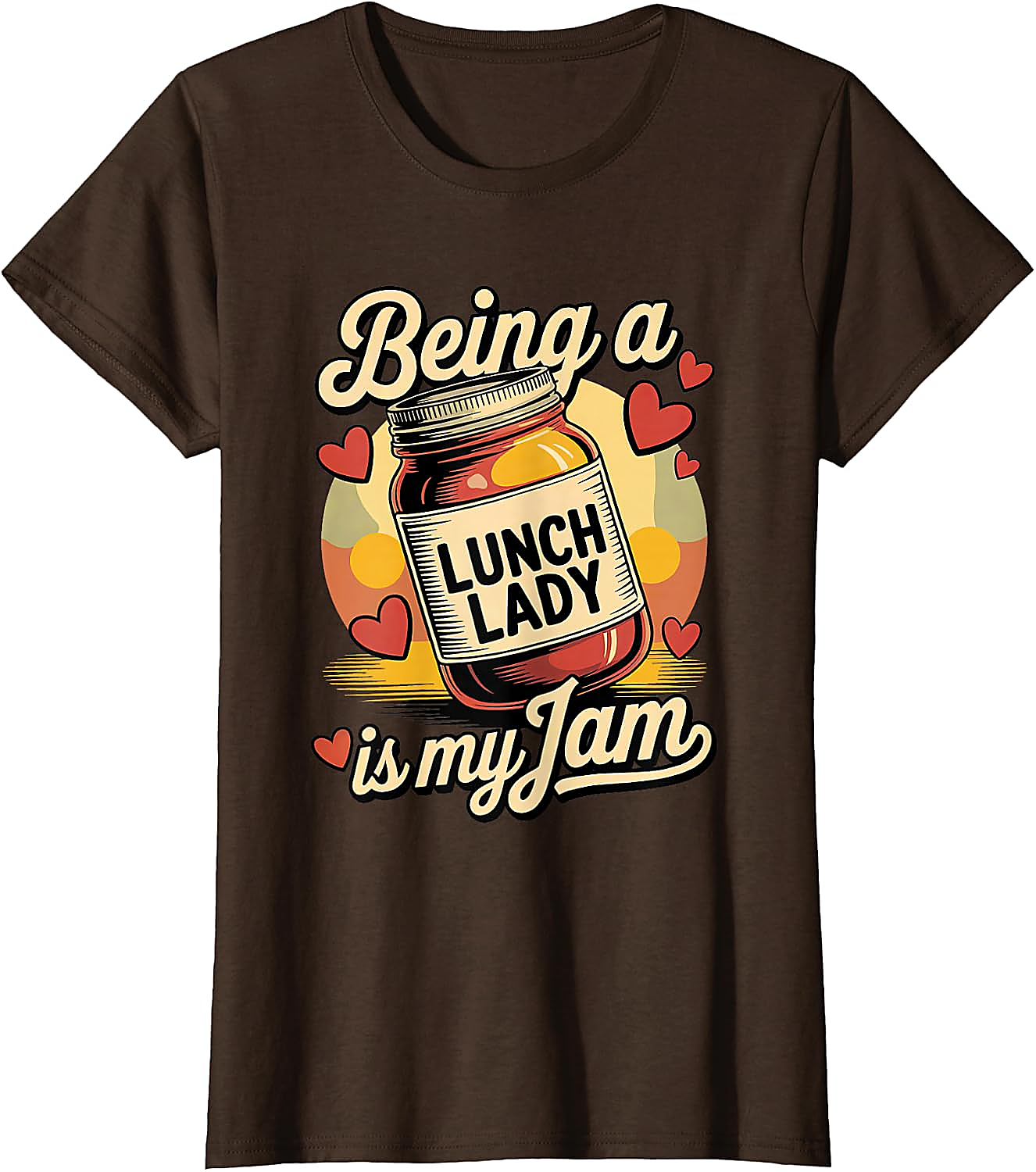 Lunch Lady Is My Jam T-Shirt | Funny School Cafeteria Tee
