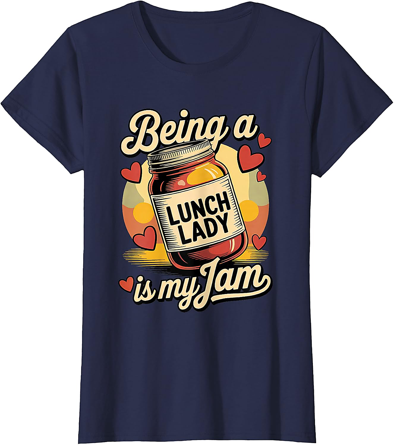 Lunch Lady Is My Jam T-Shirt | Funny School Cafeteria Tee
