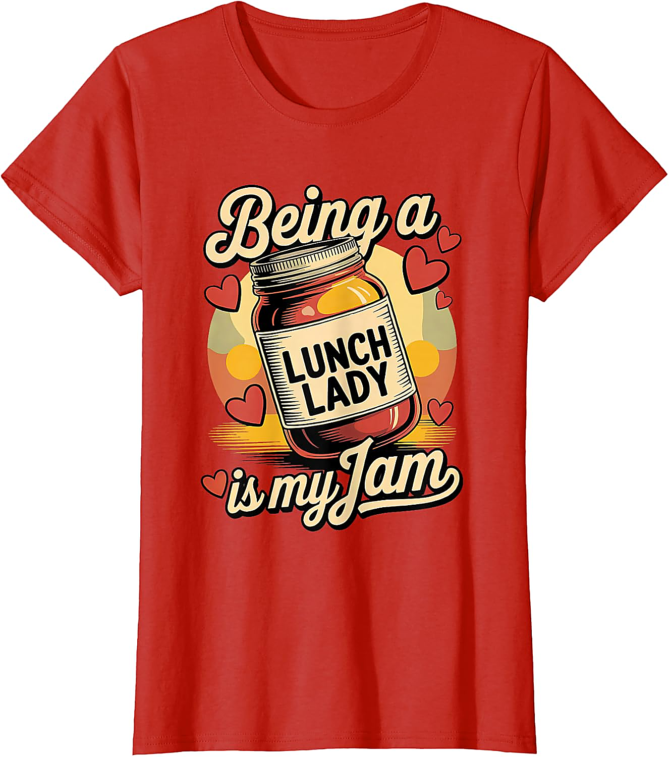 Lunch Lady Is My Jam T-Shirt | Funny School Cafeteria Tee