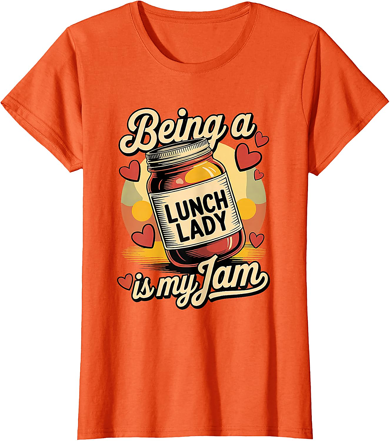 Lunch Lady Is My Jam T-Shirt | Funny School Cafeteria Tee