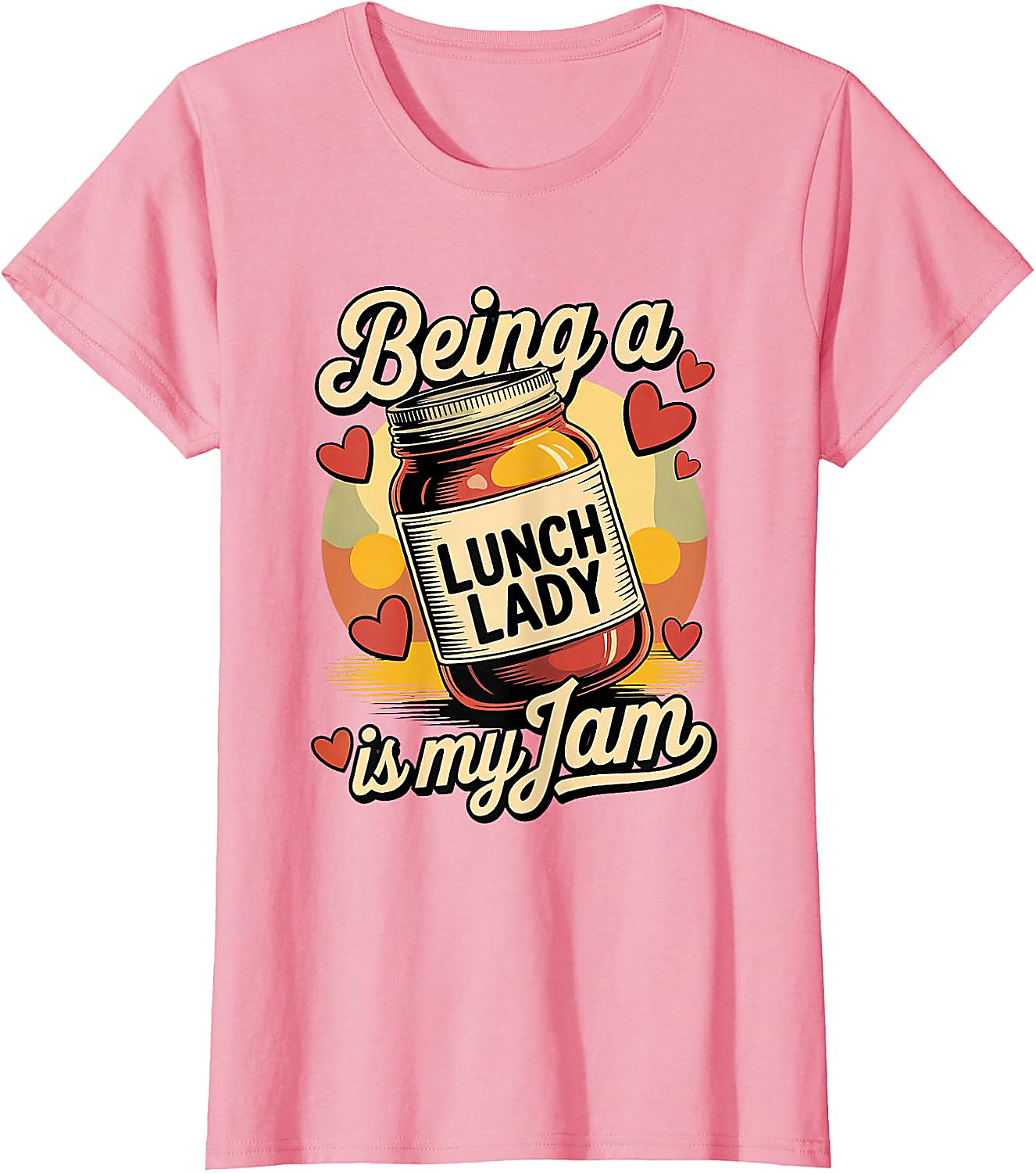 Lunch Lady Is My Jam T-Shirt | Funny School Cafeteria Tee