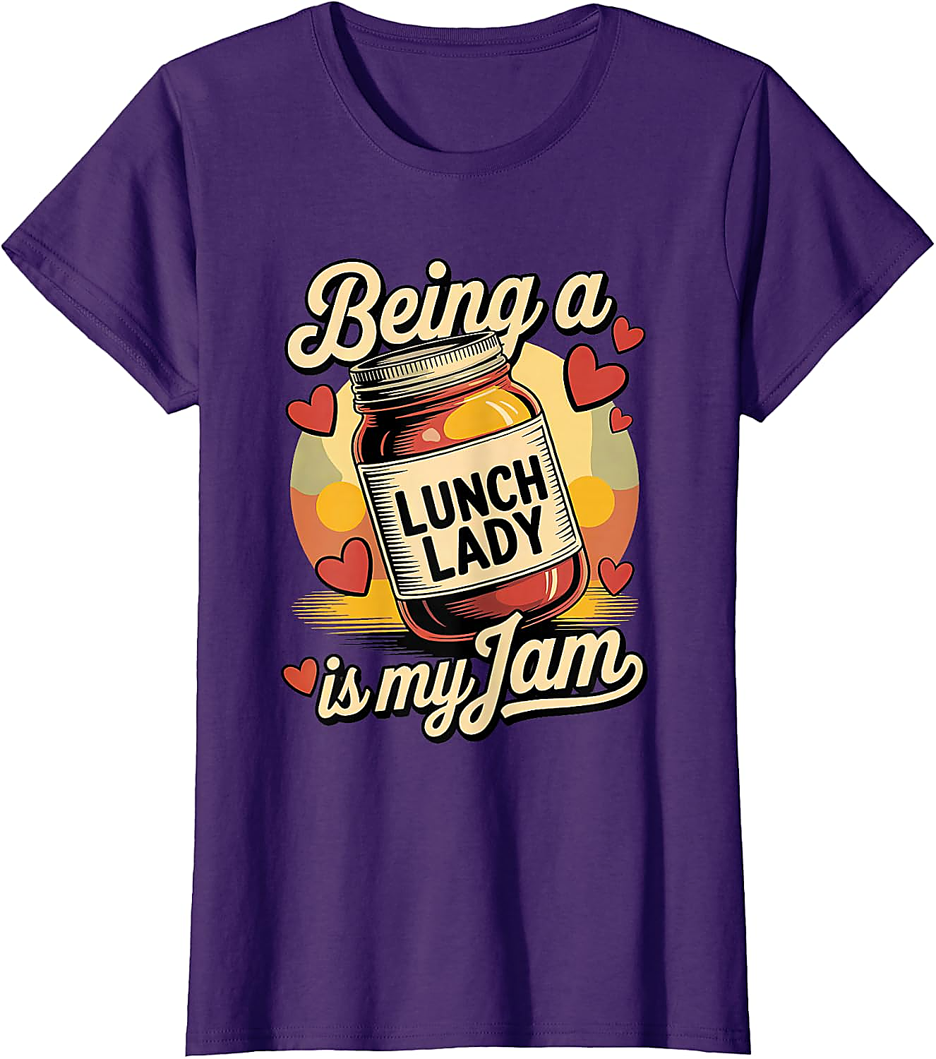Lunch Lady Is My Jam T-Shirt | Funny School Cafeteria Tee