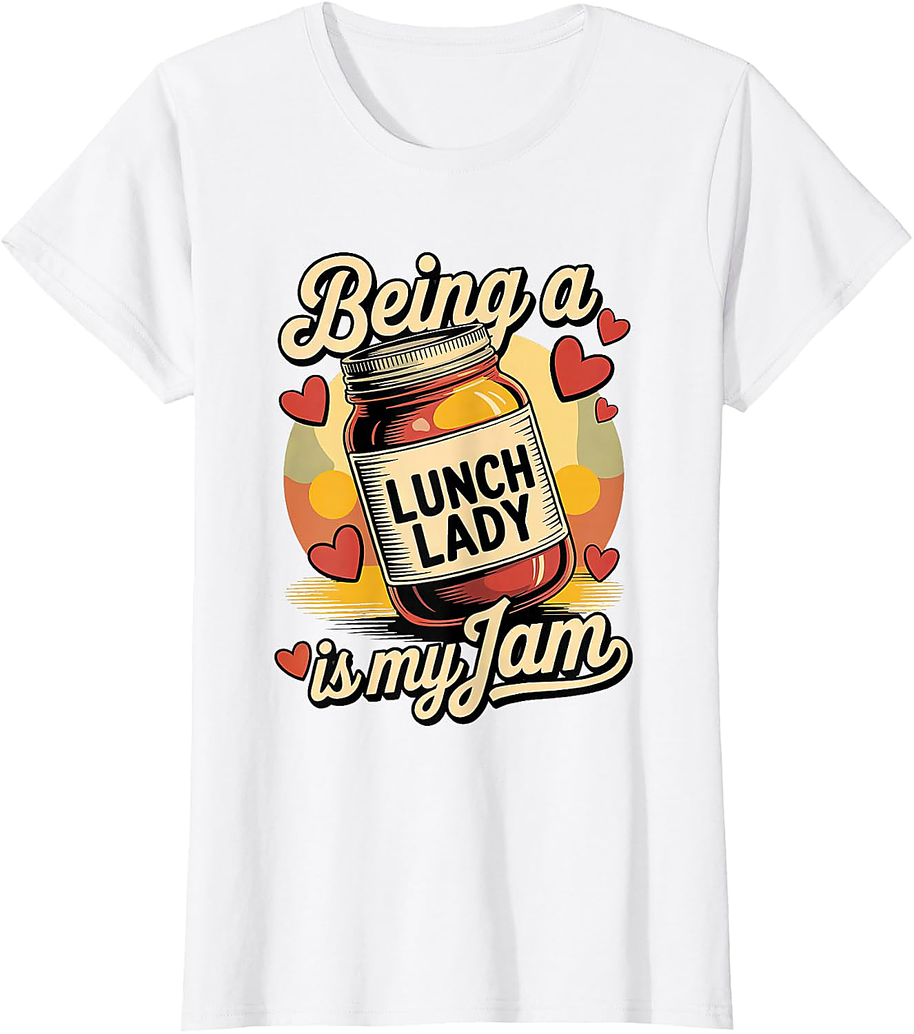 Lunch Lady Is My Jam T-Shirt | Funny School Cafeteria Tee