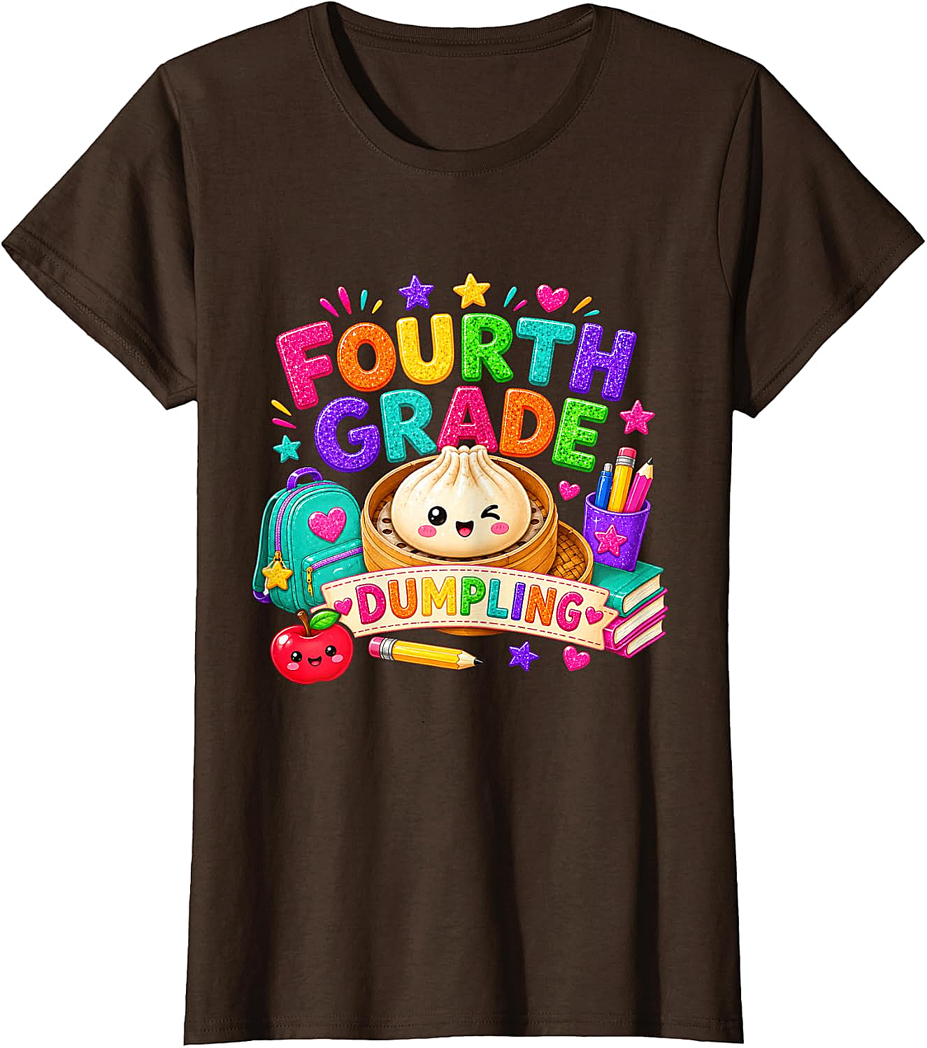 Cute Fourth Grade Dumpling T-Shirt Back to School Tee