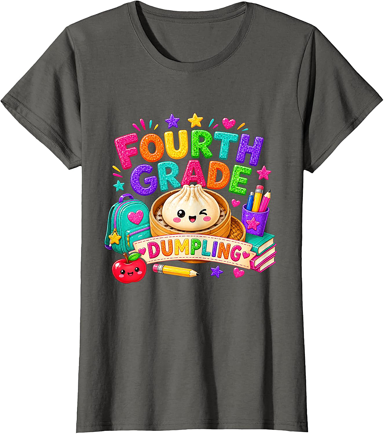 Cute Fourth Grade Dumpling T-Shirt Back to School Tee
