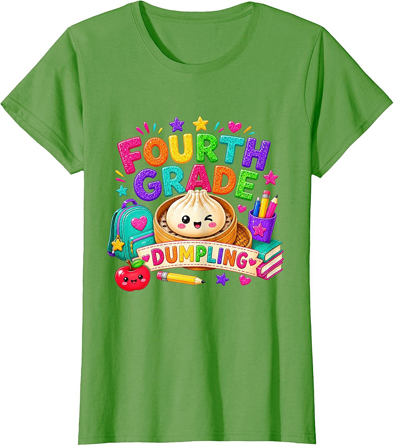 Cute Fourth Grade Dumpling T-Shirt Back to School Tee