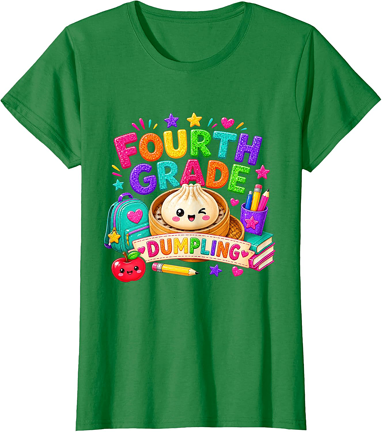 Cute Fourth Grade Dumpling T-Shirt Back to School Tee
