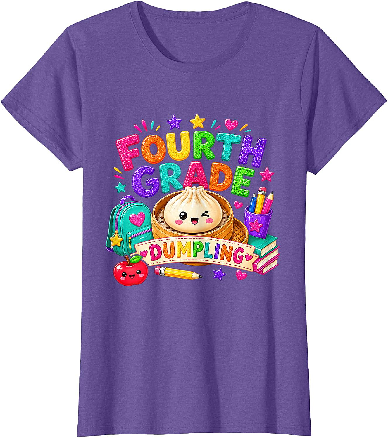 Cute Fourth Grade Dumpling T-Shirt Back to School Tee