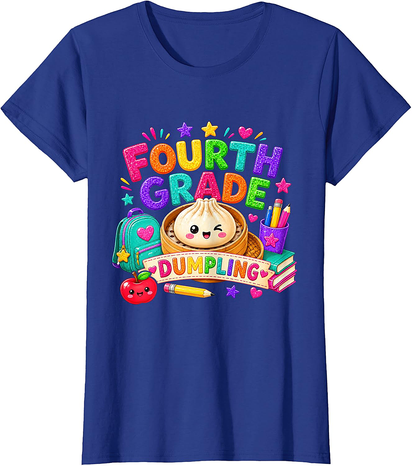 Cute Fourth Grade Dumpling T-Shirt Back to School Tee