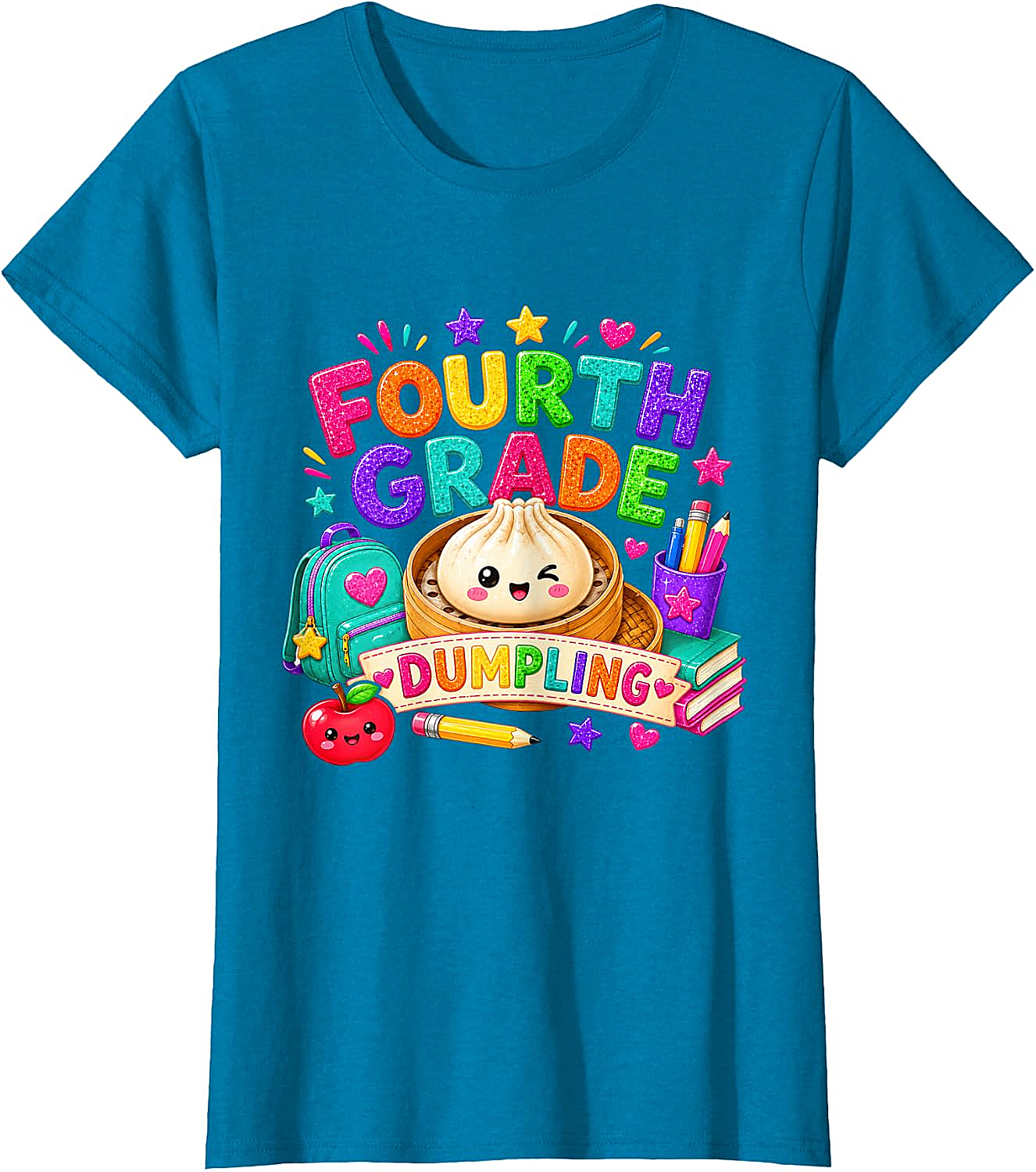 Cute Fourth Grade Dumpling T-Shirt Back to School Tee