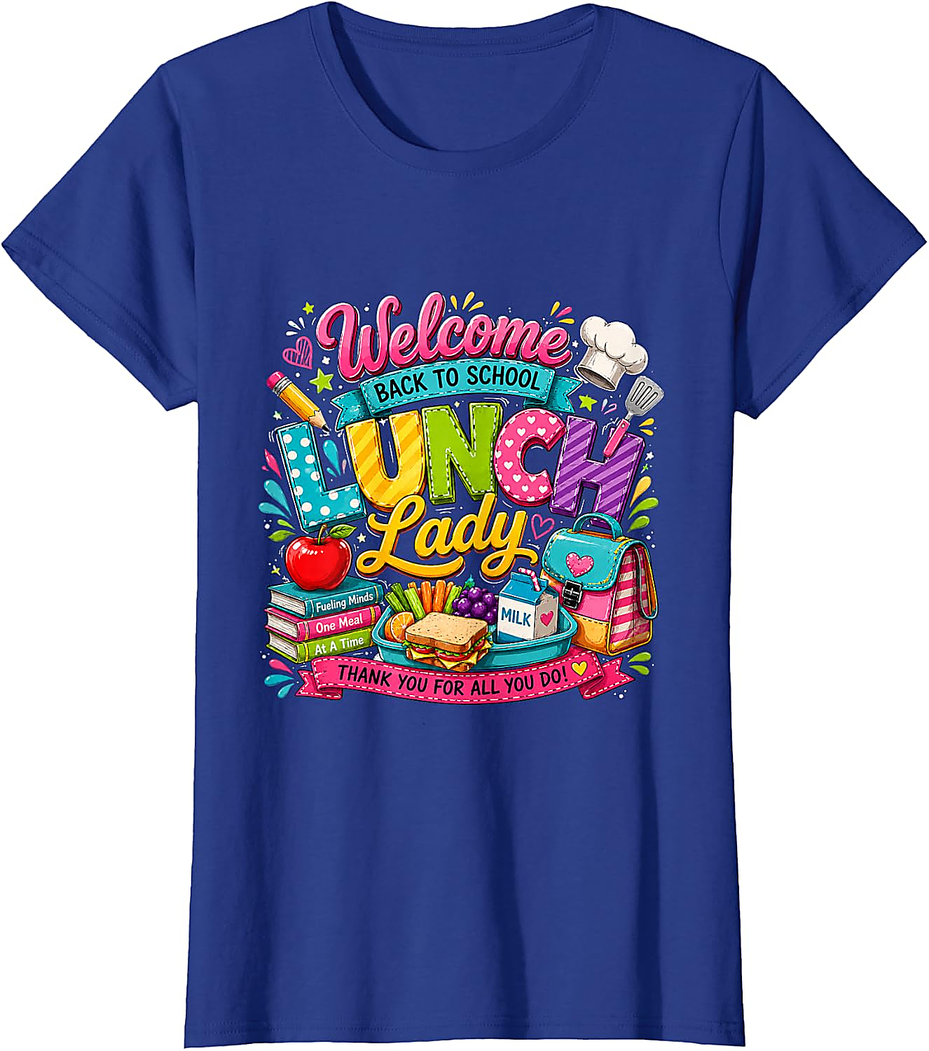 Lunch Lady T-Shirt | Back to School Graphic Tee Gift