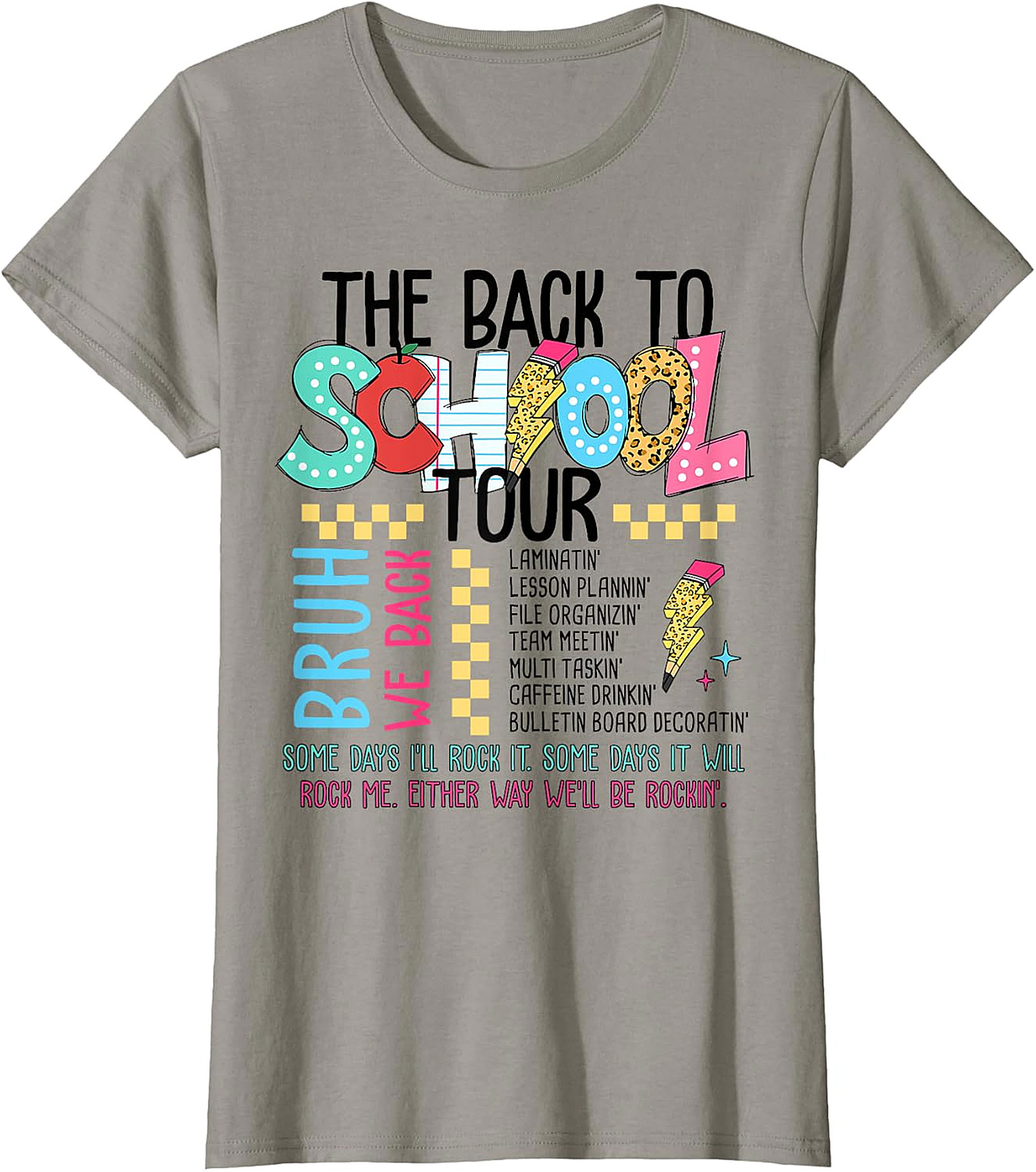 Back To School Tour T-Shirt - Teacher Graphic Tee