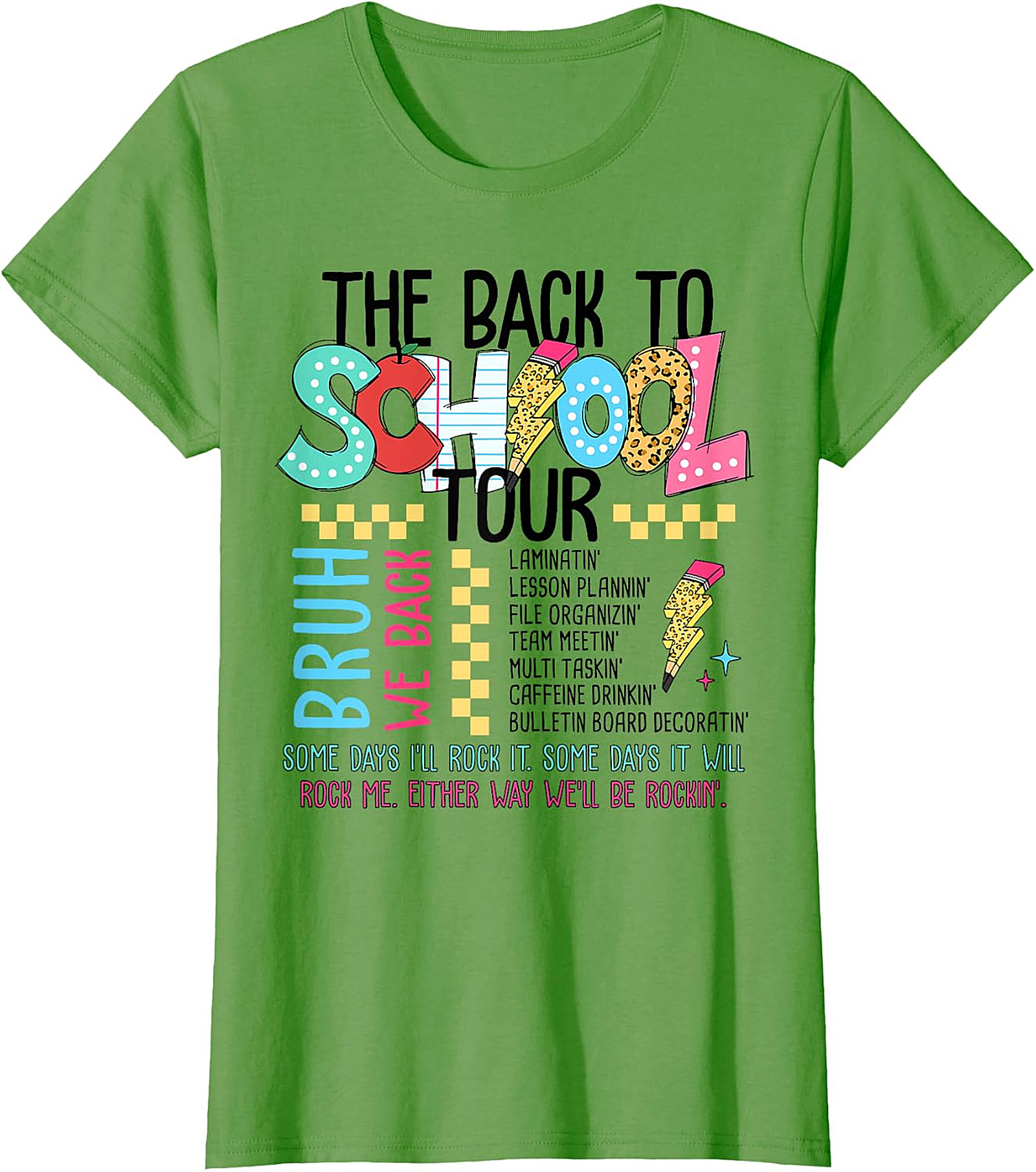 Back To School Tour T-Shirt - Teacher Graphic Tee