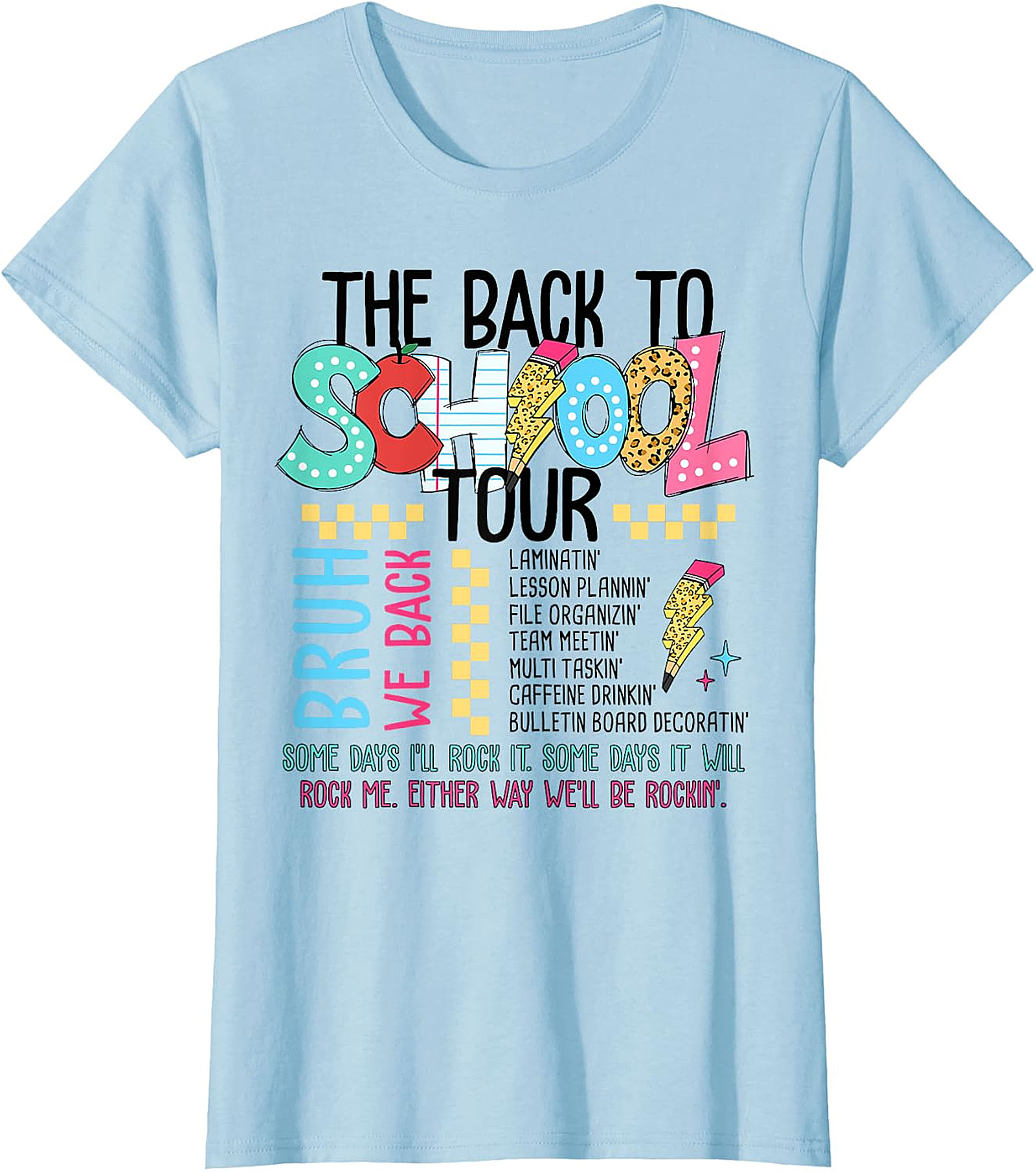 Back To School Tour T-Shirt - Teacher Graphic Tee