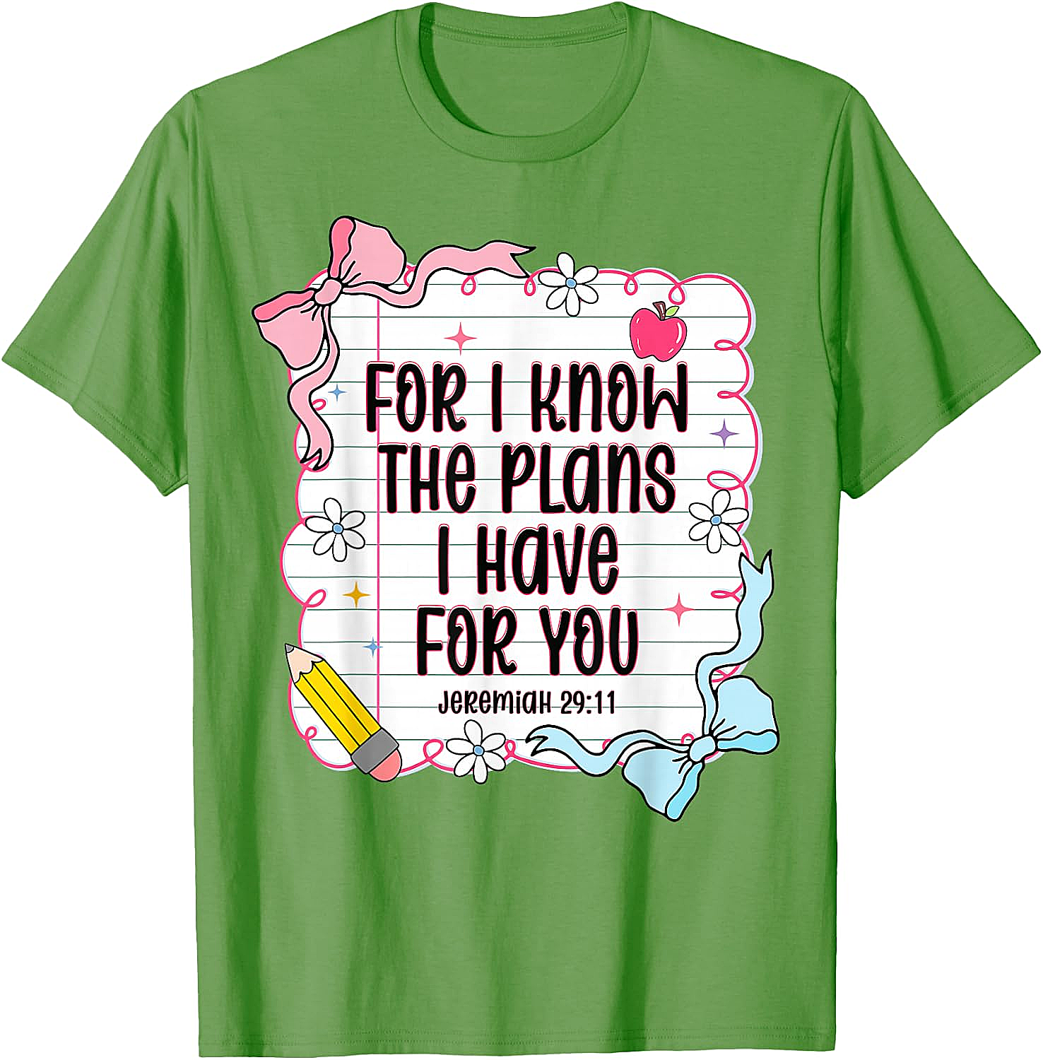  Jeremiah 29:11 Christian Back to School T-Shirt