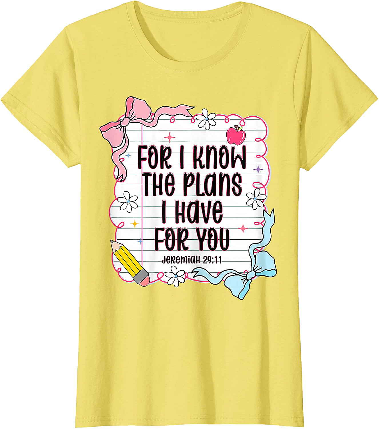  Jeremiah 29:11 Christian Back to School T-Shirt
