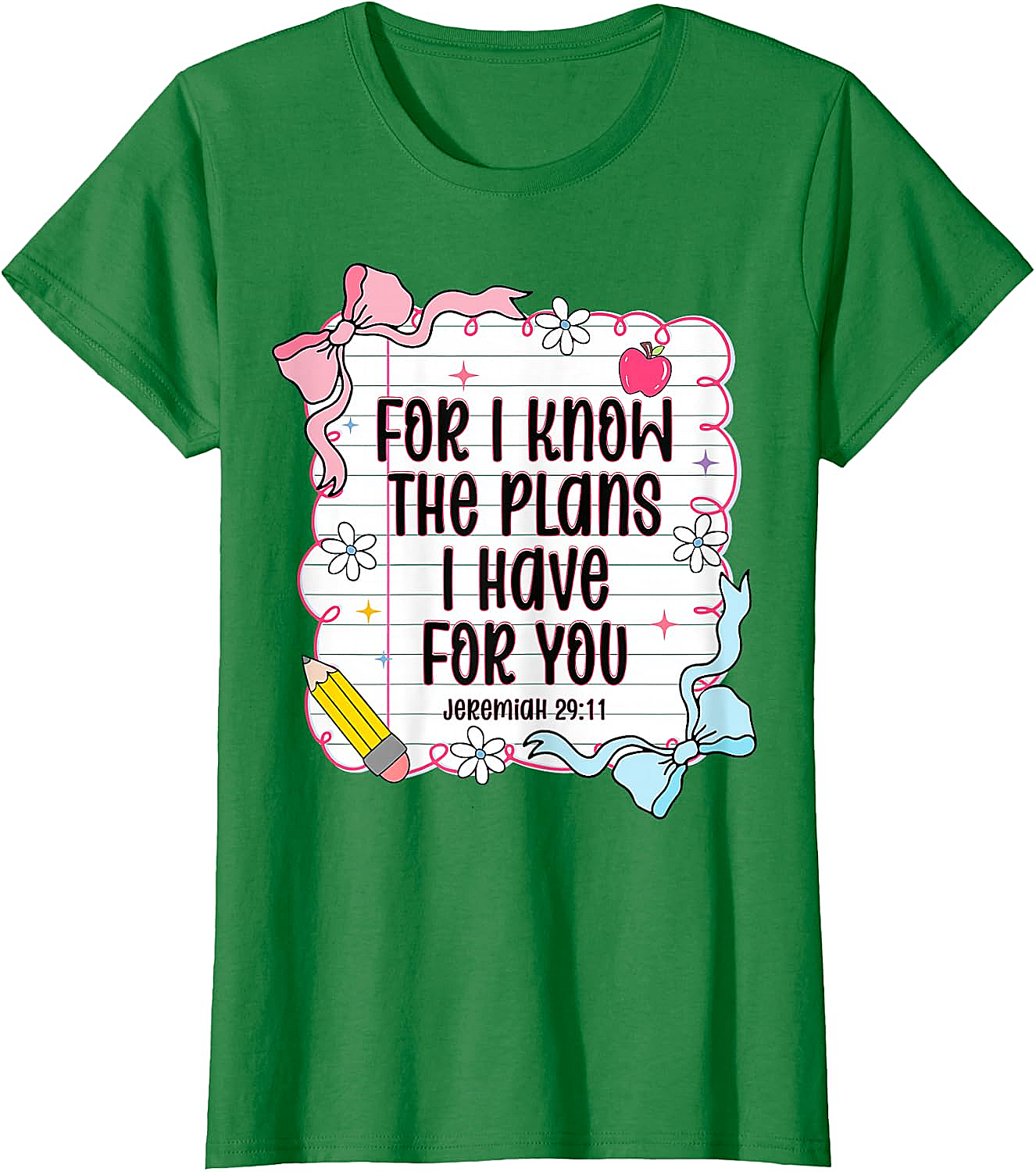  Jeremiah 29:11 Christian Back to School T-Shirt