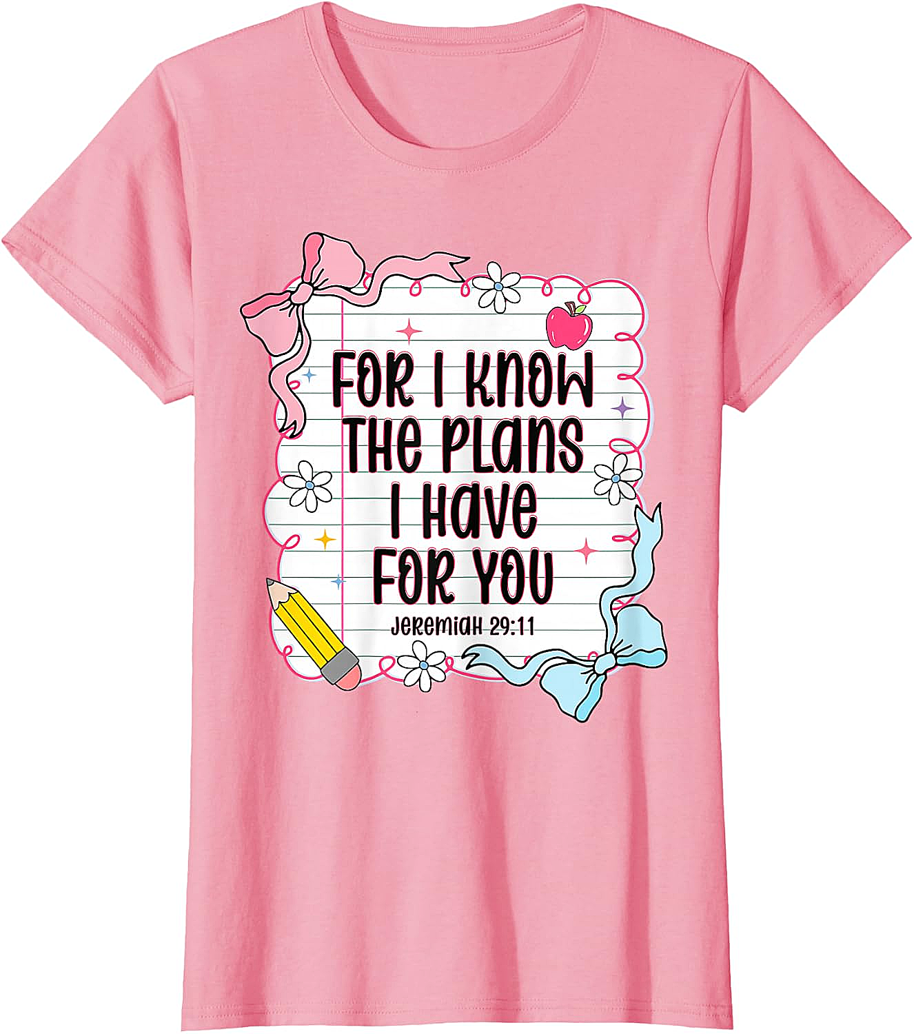  Jeremiah 29:11 Christian Back to School T-Shirt