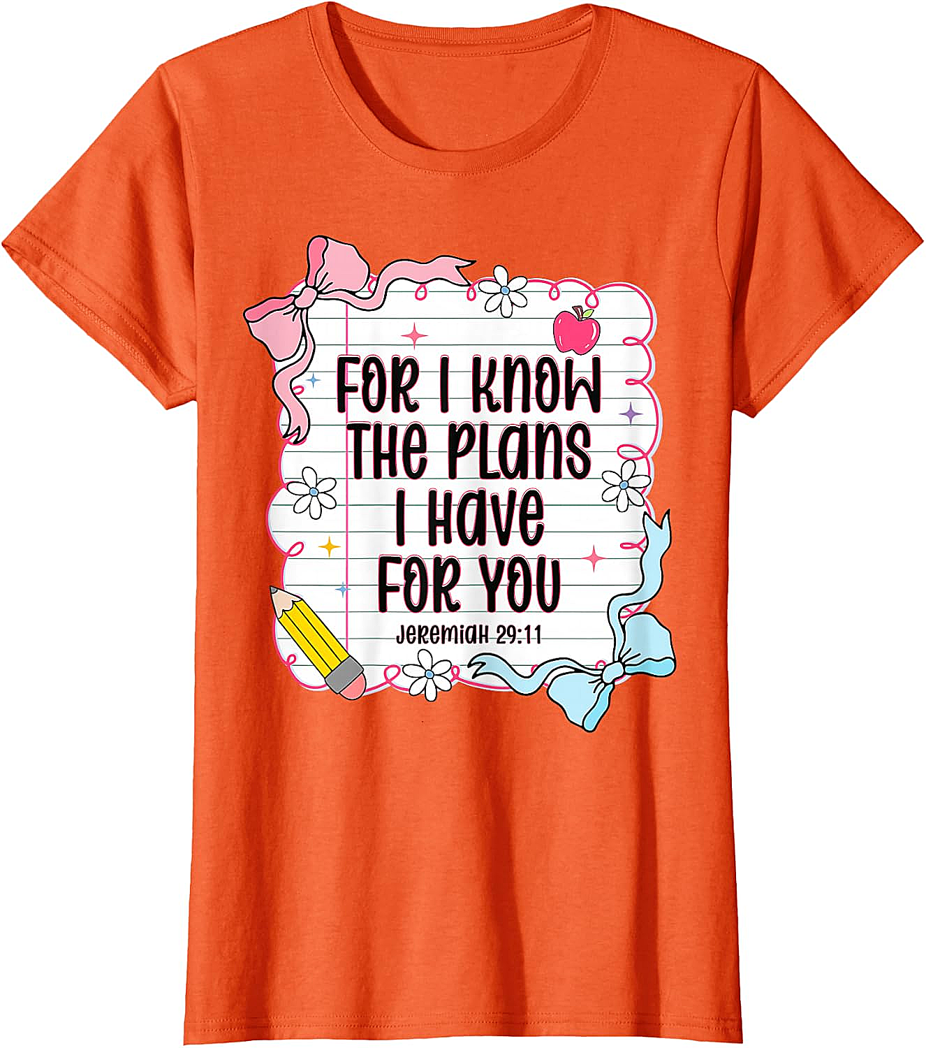  Jeremiah 29:11 Christian Back to School T-Shirt